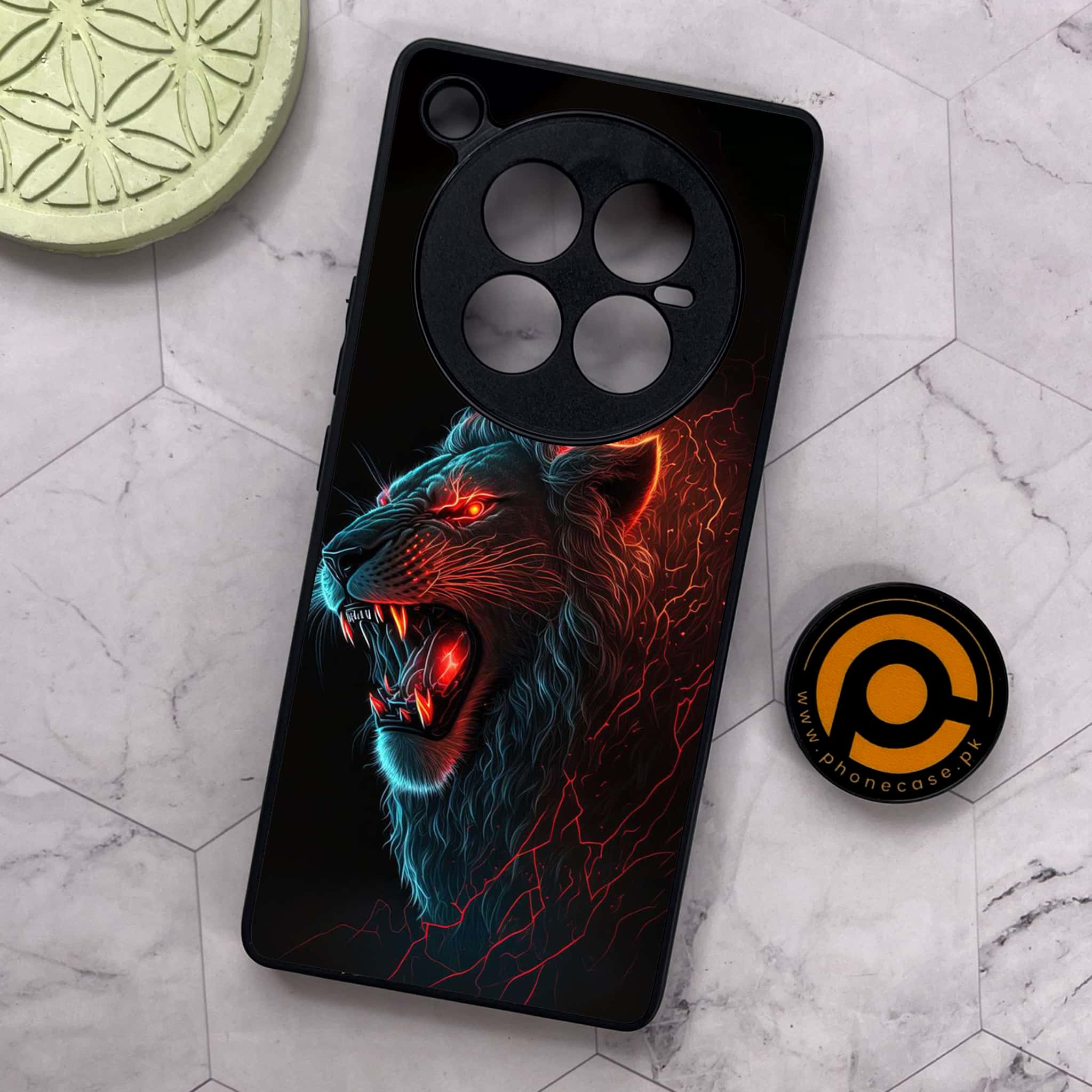 Infinix Zero 40 5G - Tiger 2.0 Series - Premium Metal Printed soft Bumper shock Proof Case