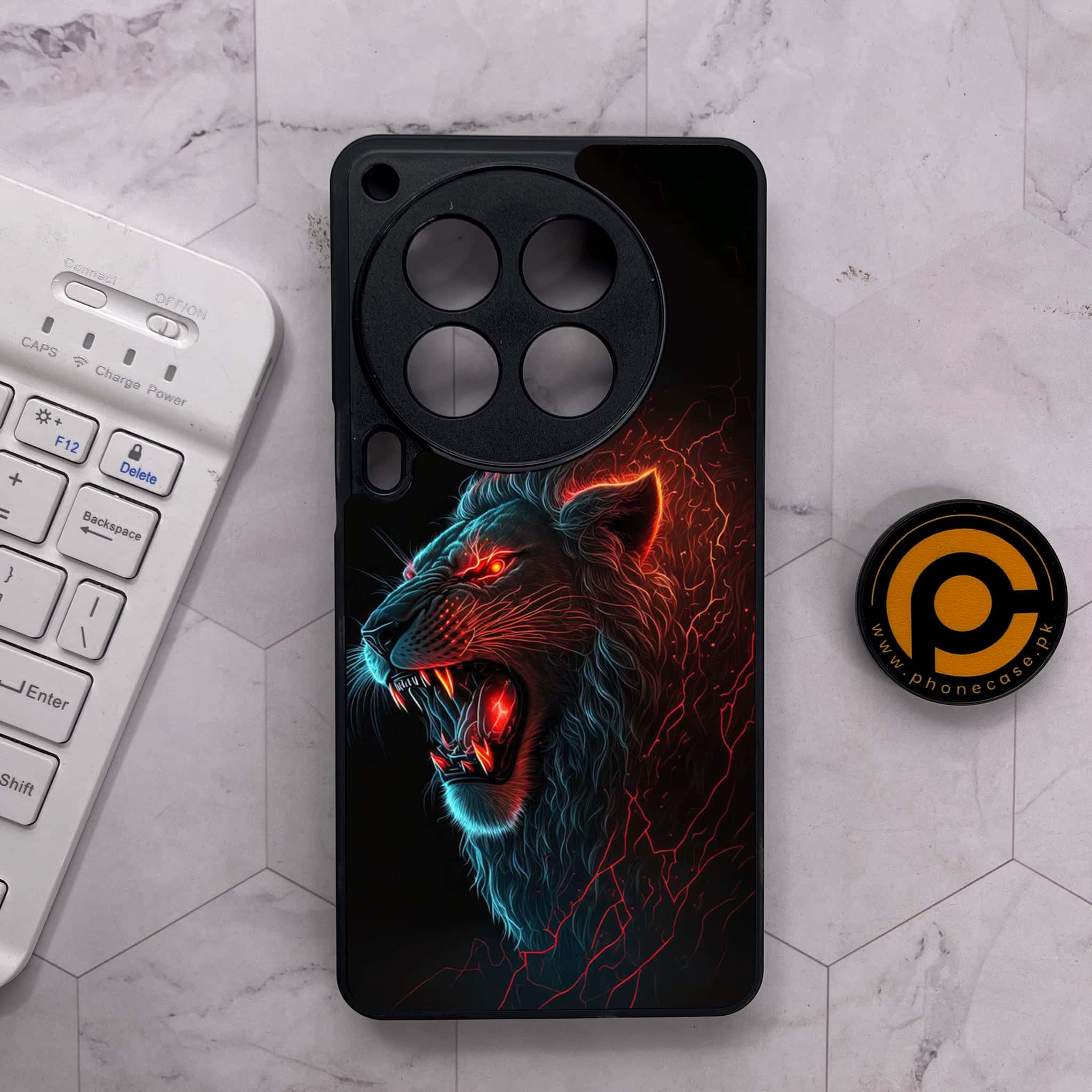 Tecno Camon 30 Premier - Tiger 2.0 Series - Premium Metal Printed soft Bumper shock Proof Case