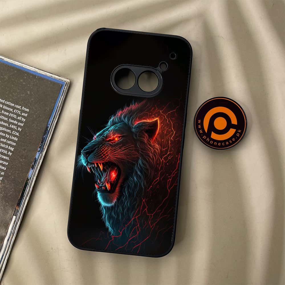 Nothing Phone (2a) - Tiger 2.0 Series - Premium Metal Printed soft Bumper Shock Proof Case