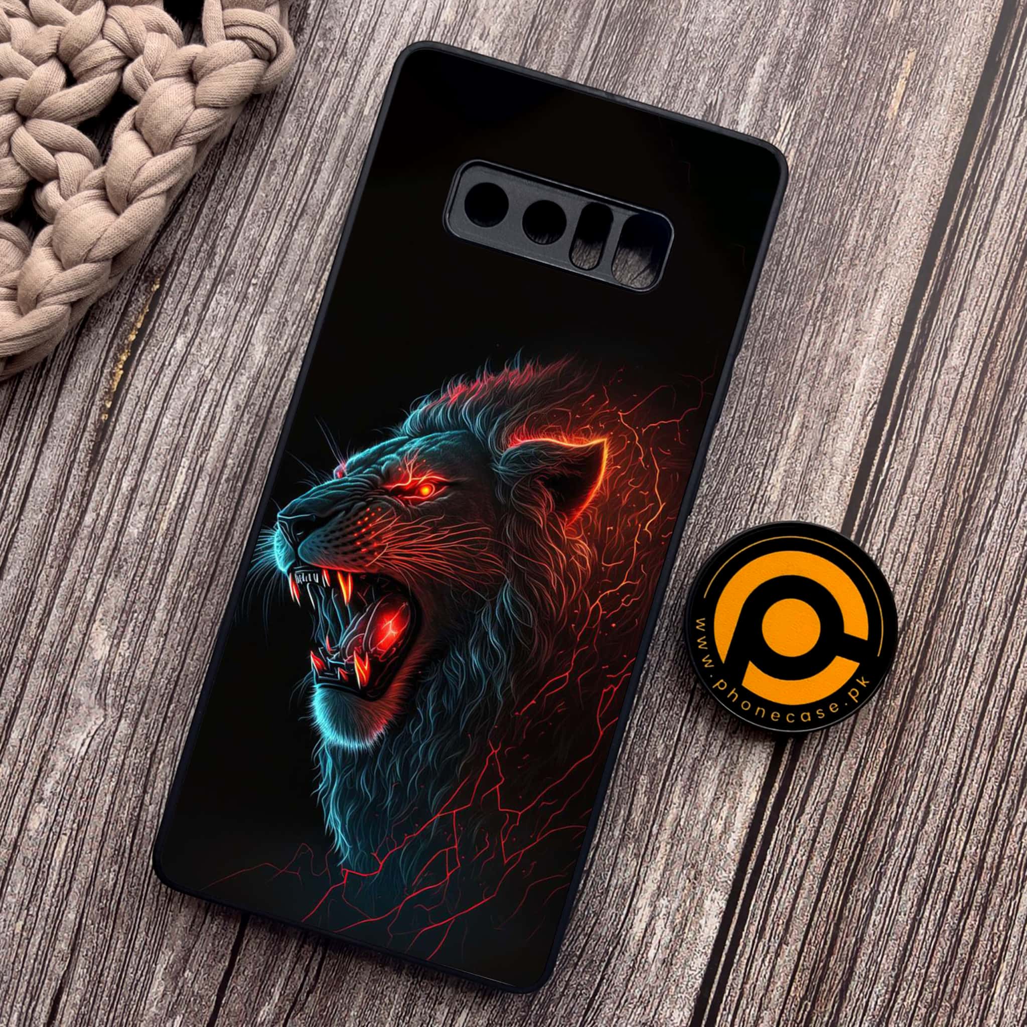 Samsung Galaxy Note 8 - Tiger 2.0 Series - Premium Metal Printed soft Bumper shock Proof Case