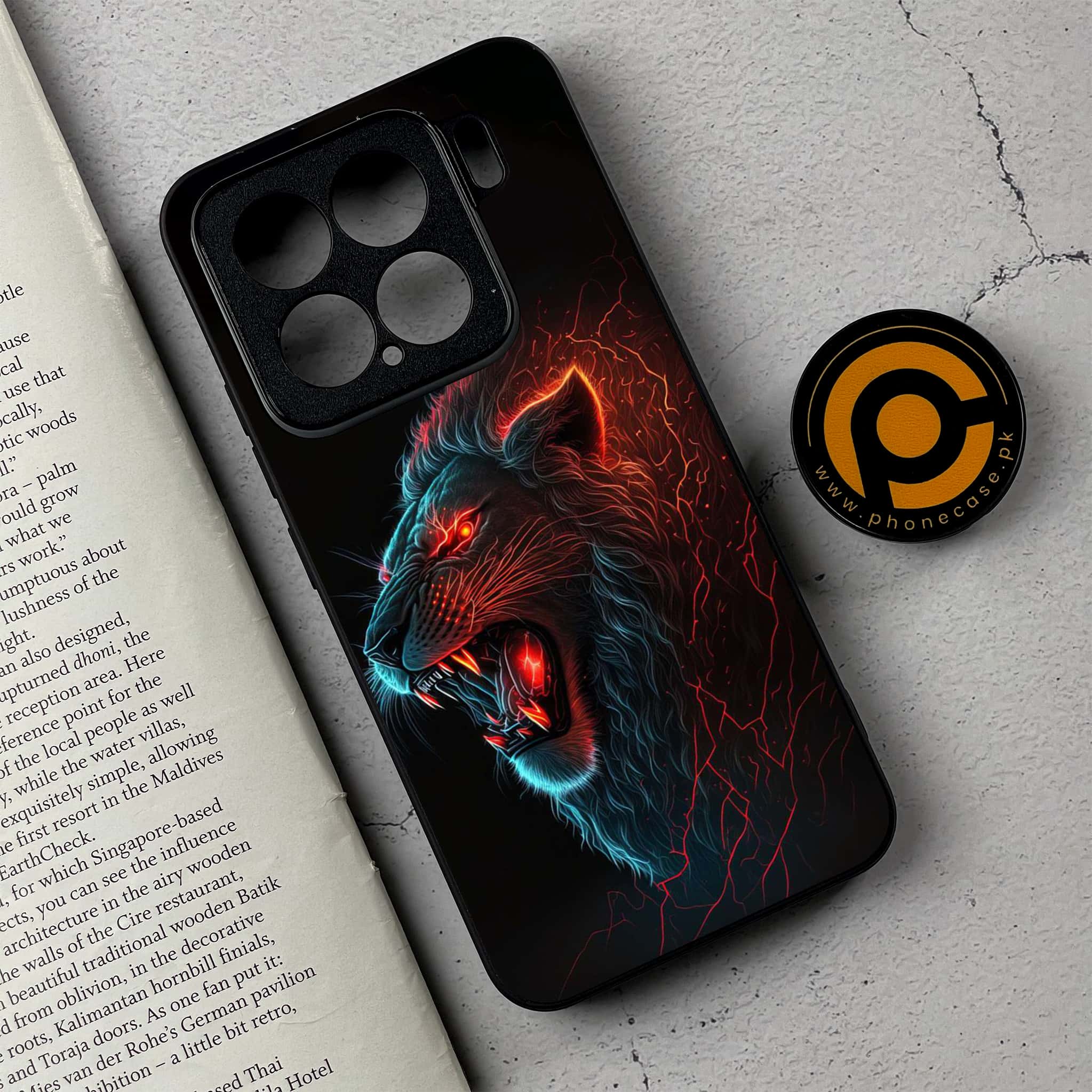 Xiaomi 15 - Tiger 2.0 Series - Premium Metal Printed soft Bumper shock Proof Case
