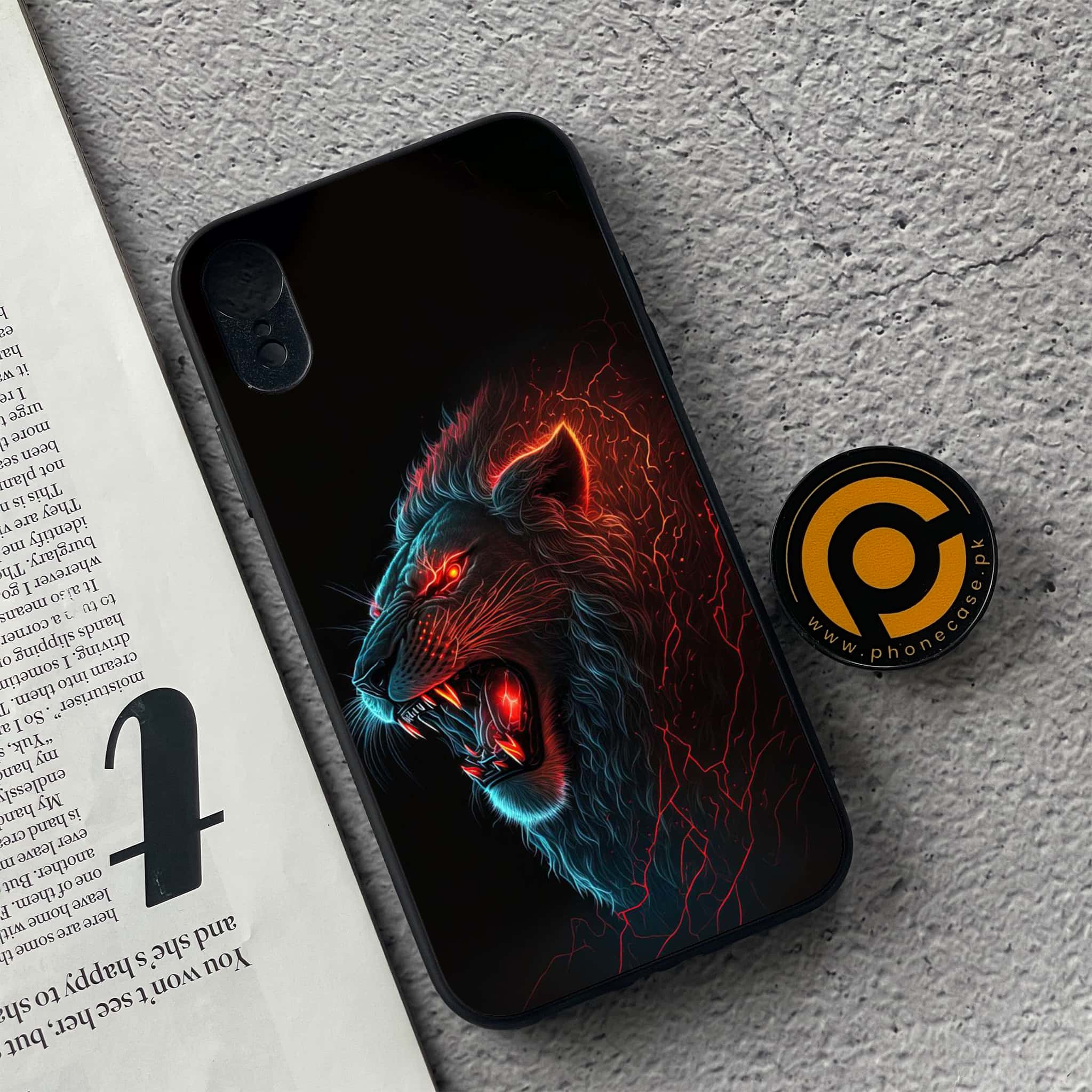 iPhone XR - Tiger 2.0 Series - Premium Metal  Printed soft Bumper shock Proof Case