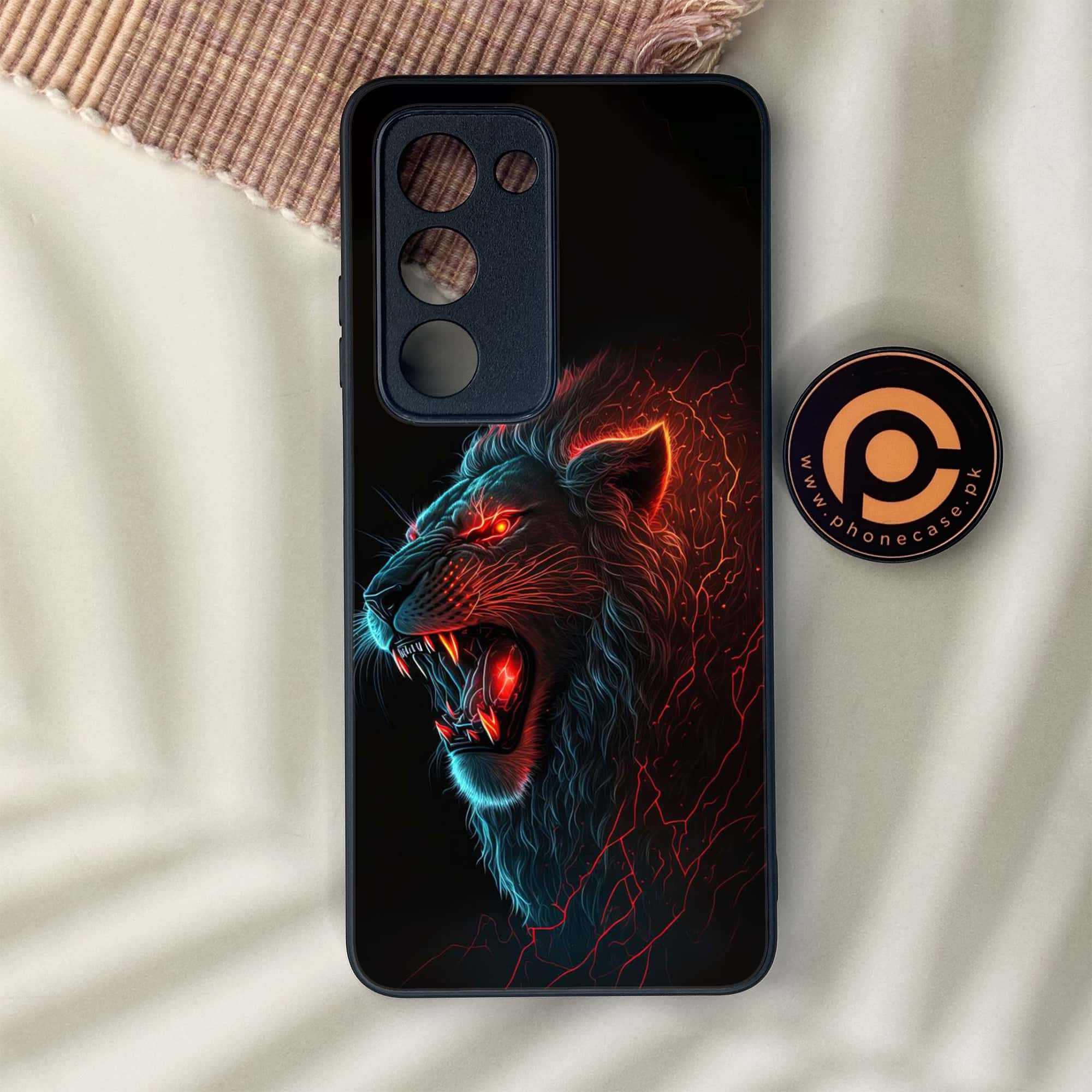 Oppo A5 2025 - Tiger 2.0 Series - Premium Metal Printed soft Bumper shock Proof Case