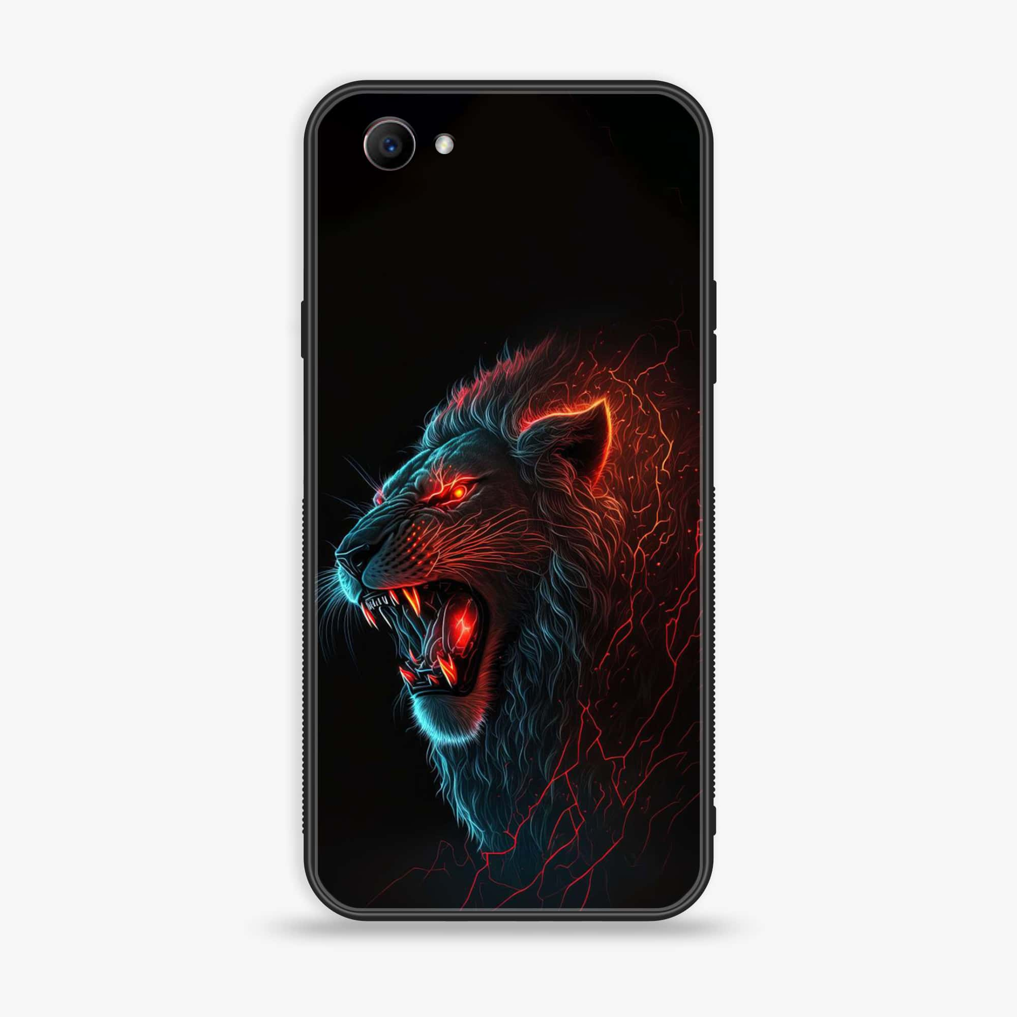 Oppo F7 Youth - Tiger 2.0 Series - Premium Printed Glass soft Bumper shock Proof Case