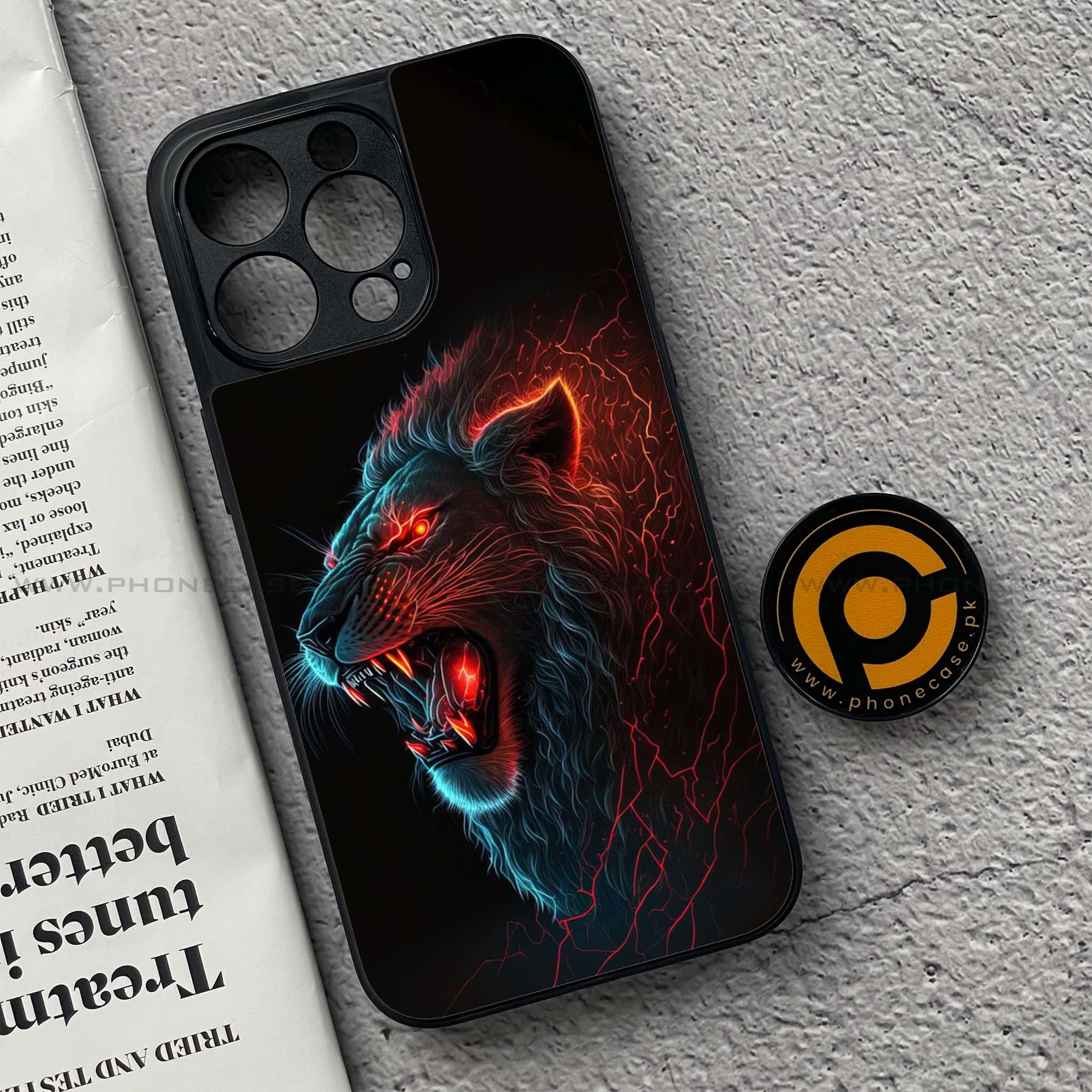 iPhone 15 Pro - Tiger 2.0 Series - Premium Metal Printed soft Bumper shock Proof Case