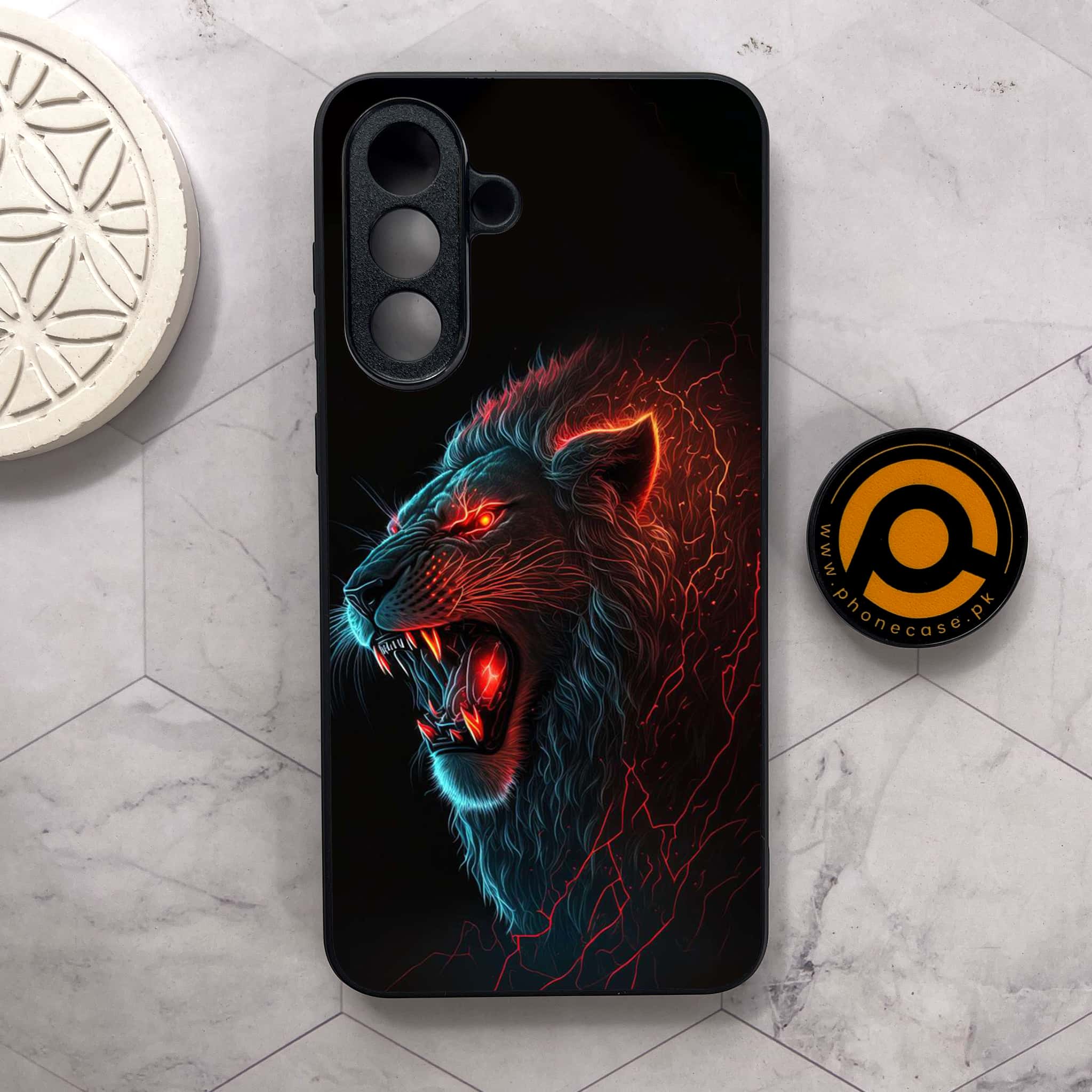 Samsung Galaxy A26 5G - Tiger 2.0 Series - Premium Metal Printed soft Bumper shock Proof Case