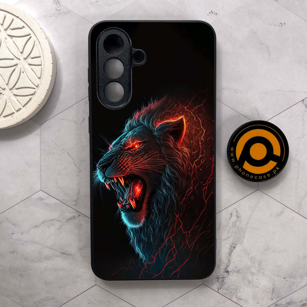 Samsung Galaxy A26 5G - Tiger 2.0 Design 6 - Premium Metal Printed soft Bumper shock Proof Case CS-41244