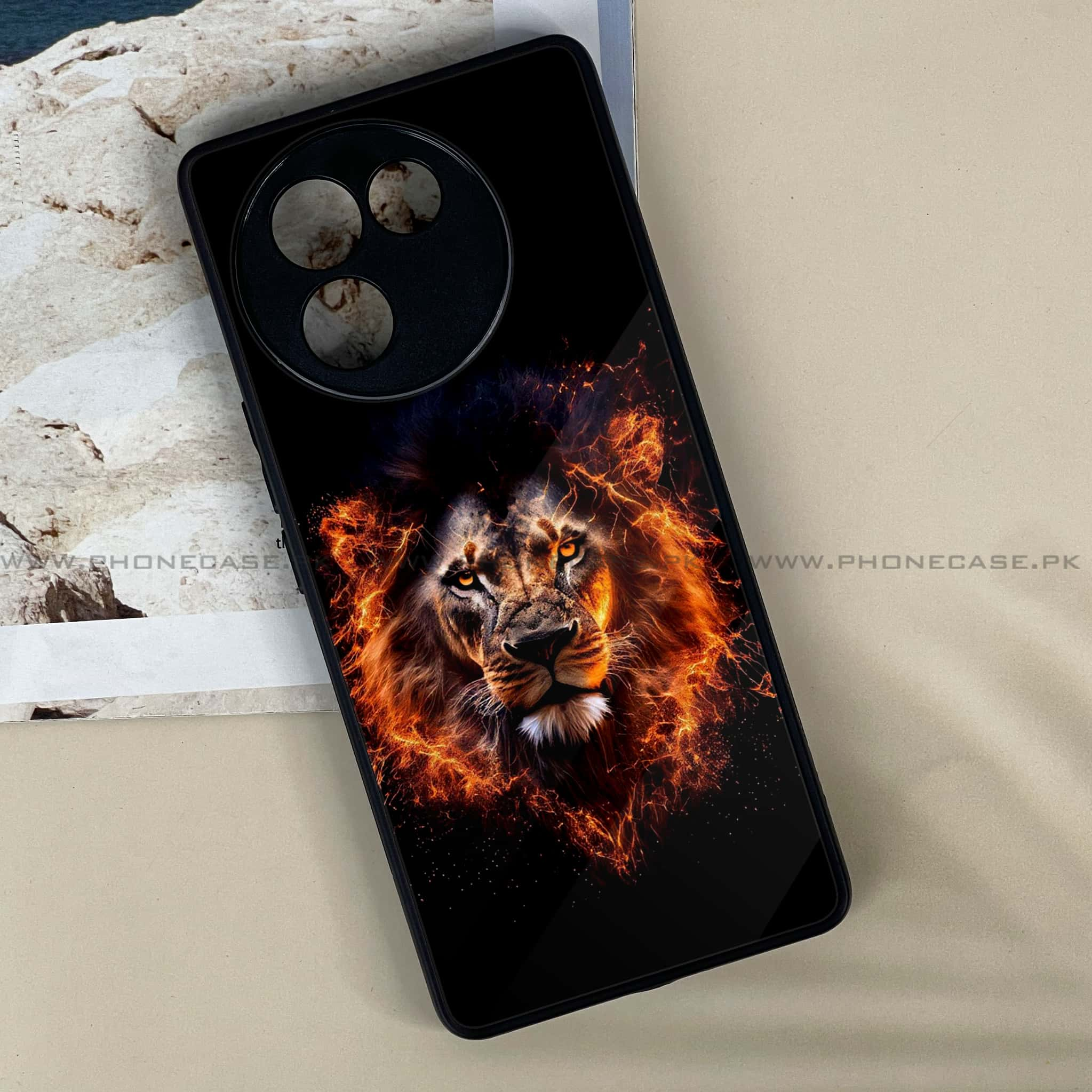 Vivo V30E - Tiger 2.0 Series - Premium Printed Metal soft Bumper shock Proof Case