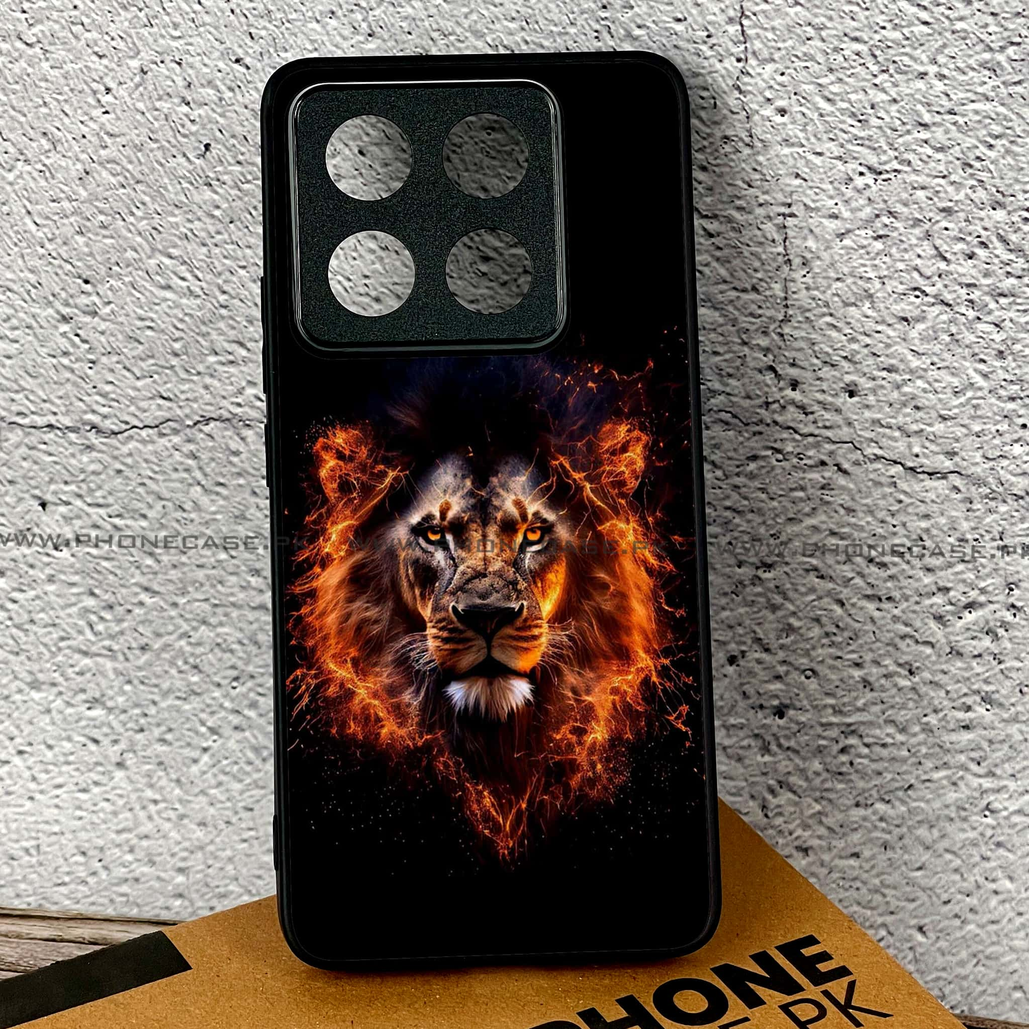 Xiaomi 14T Pro - Tiger 2.0 Series - Premium Printed Glass soft Bumper shock Proof Case