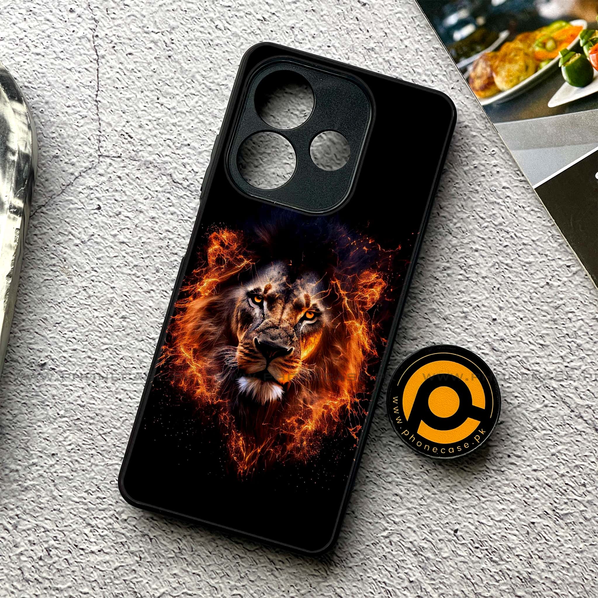 Oppo A5 Pro - Tiger 2.0 Series - Premium Metal Printed soft Bumper shock Proof Case