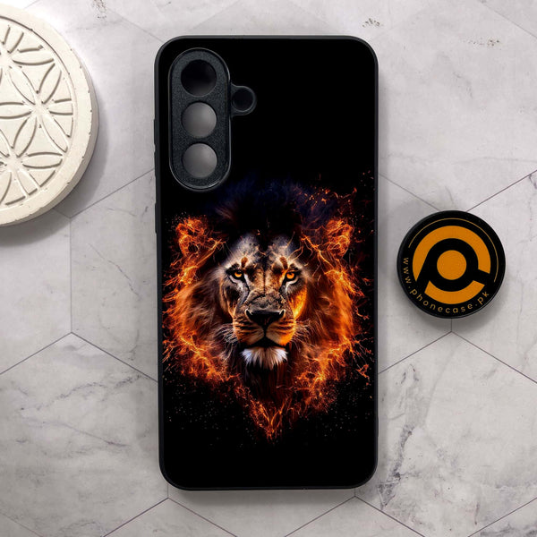 Samsung Galaxy A56 5G - Tiger 2.0 Design 7 - Premium Metal Printed soft Bumper shock Proof Case CS-41164