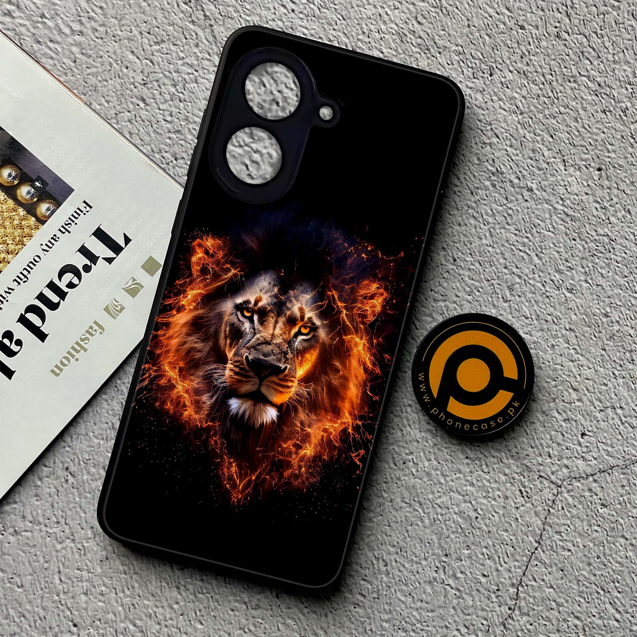 Xiaomi Redmi A5 - Tiger 2.0 Series - Premium Metal Printed soft Bumper shock Proof Case