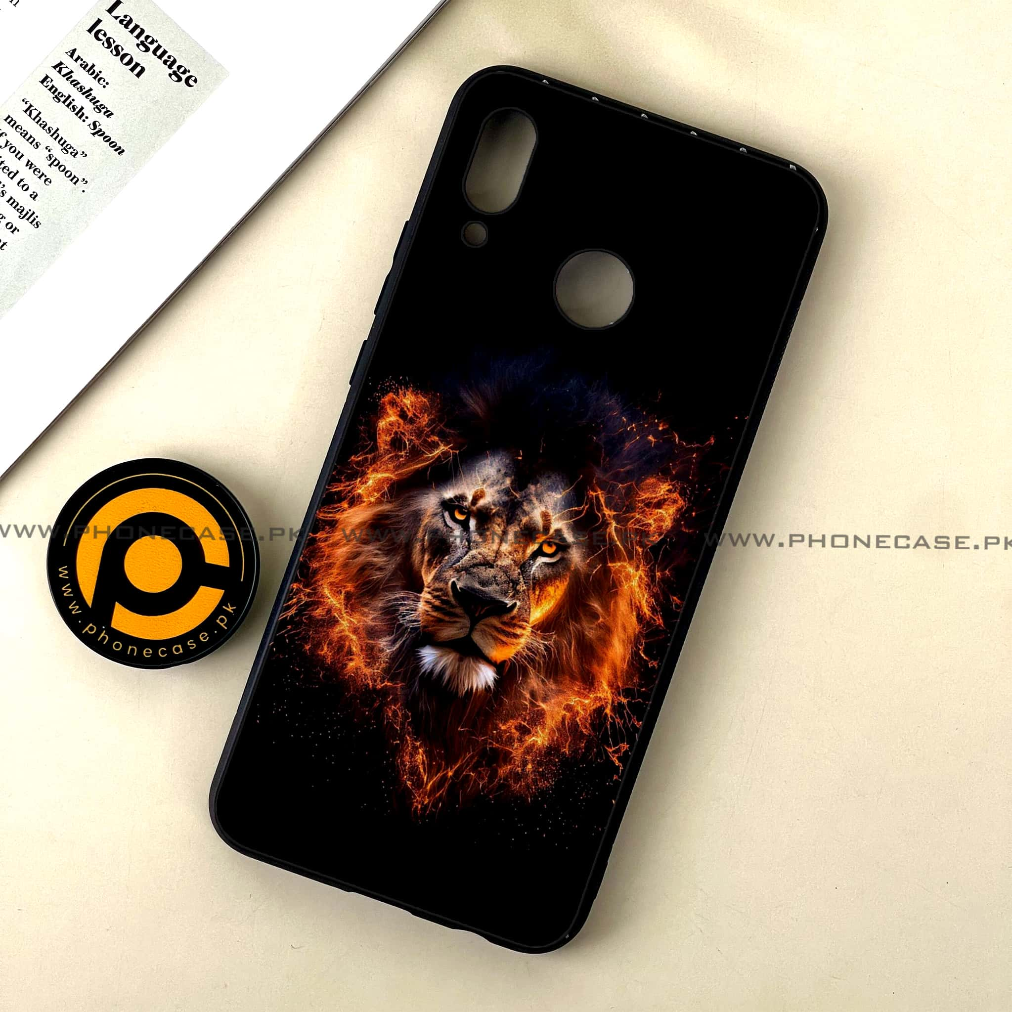 Huawei Nova 3 - Tiger 2.0 Series - Premium Printed Glass soft Bumper shock Proof Case