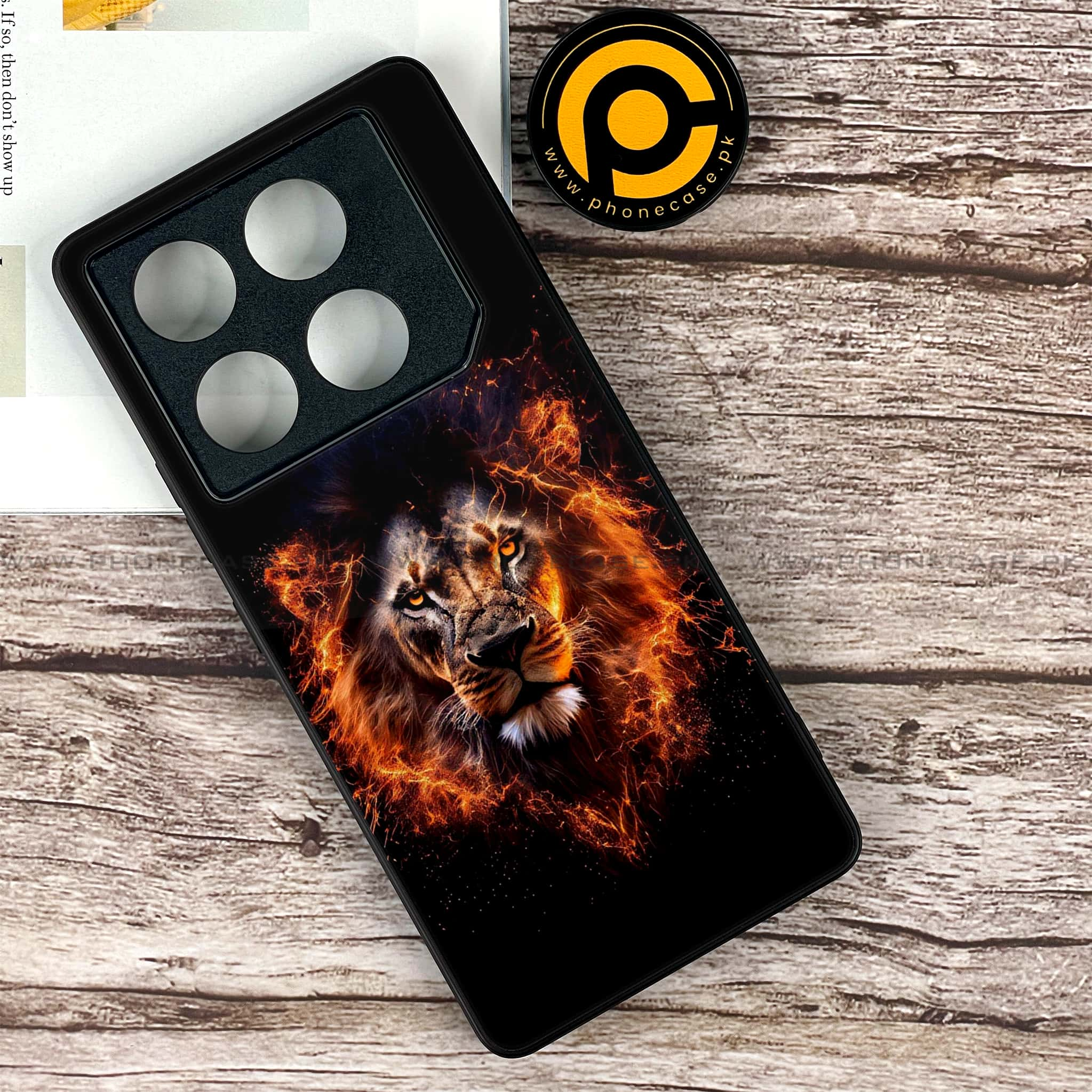 Infinix GT 20 Pro - Tiger 2.0 Series - Premium Printed Glass soft Bumper shock Proof Case