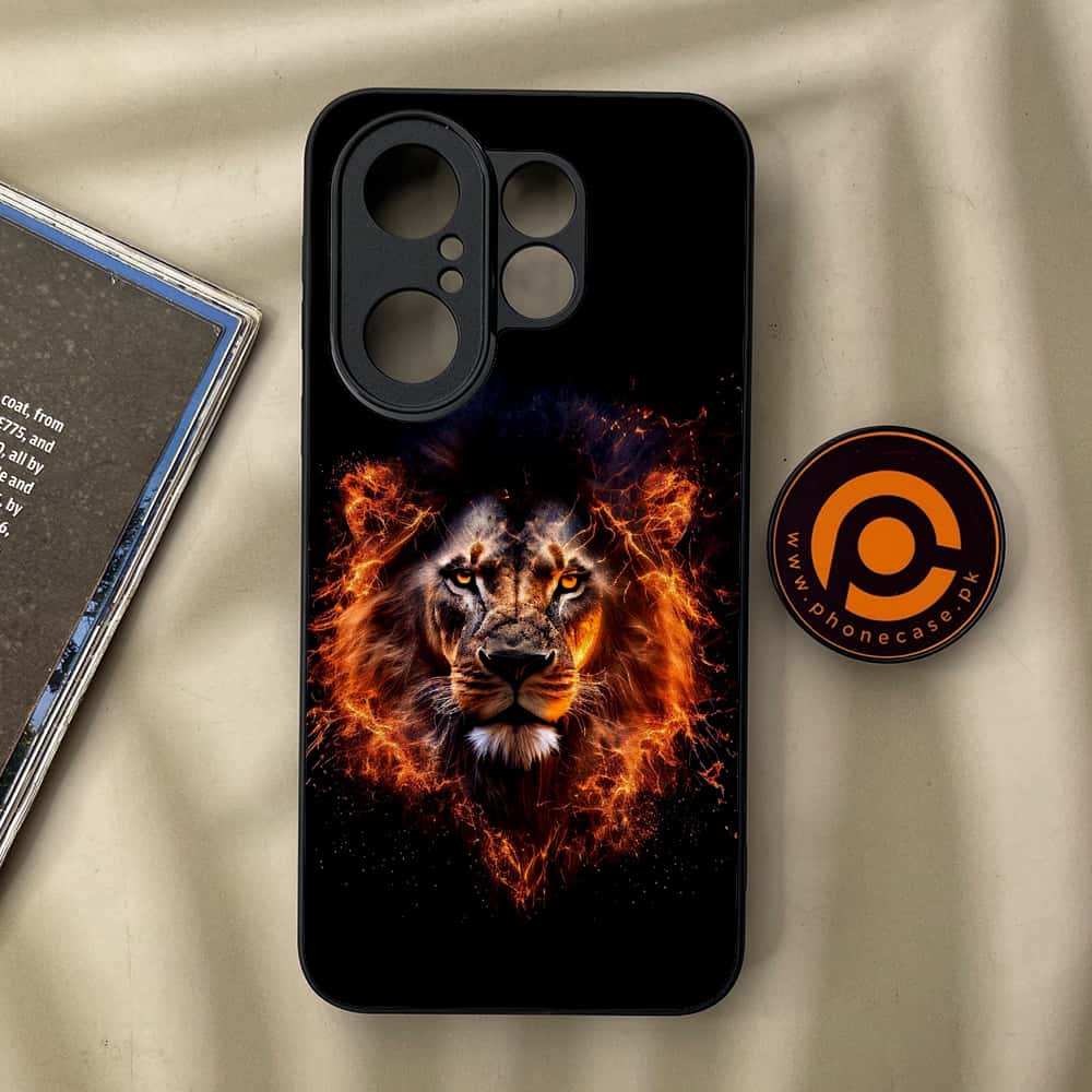 Vivo X200 FE - Tiger 2.0 Series - Premium Metal Printed soft Bumper Shock Proof Case