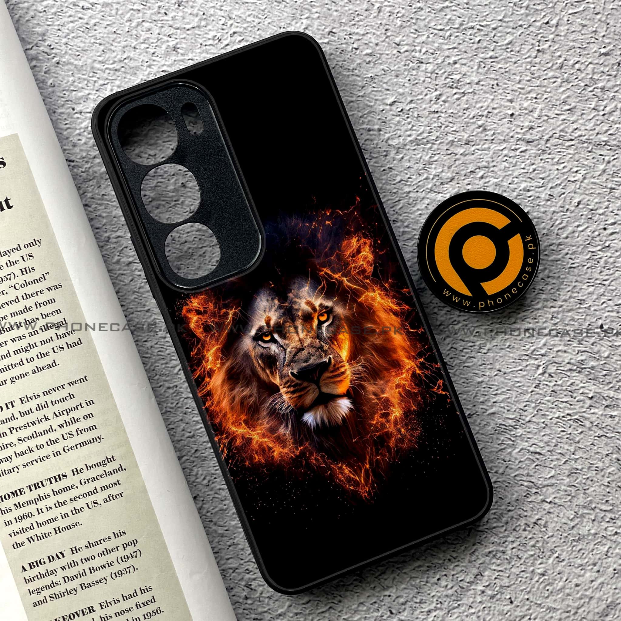 Vivo Y19s Pro - Tiger 2.0 Series - Premium Metal Printed soft Bumper shock Proof Case