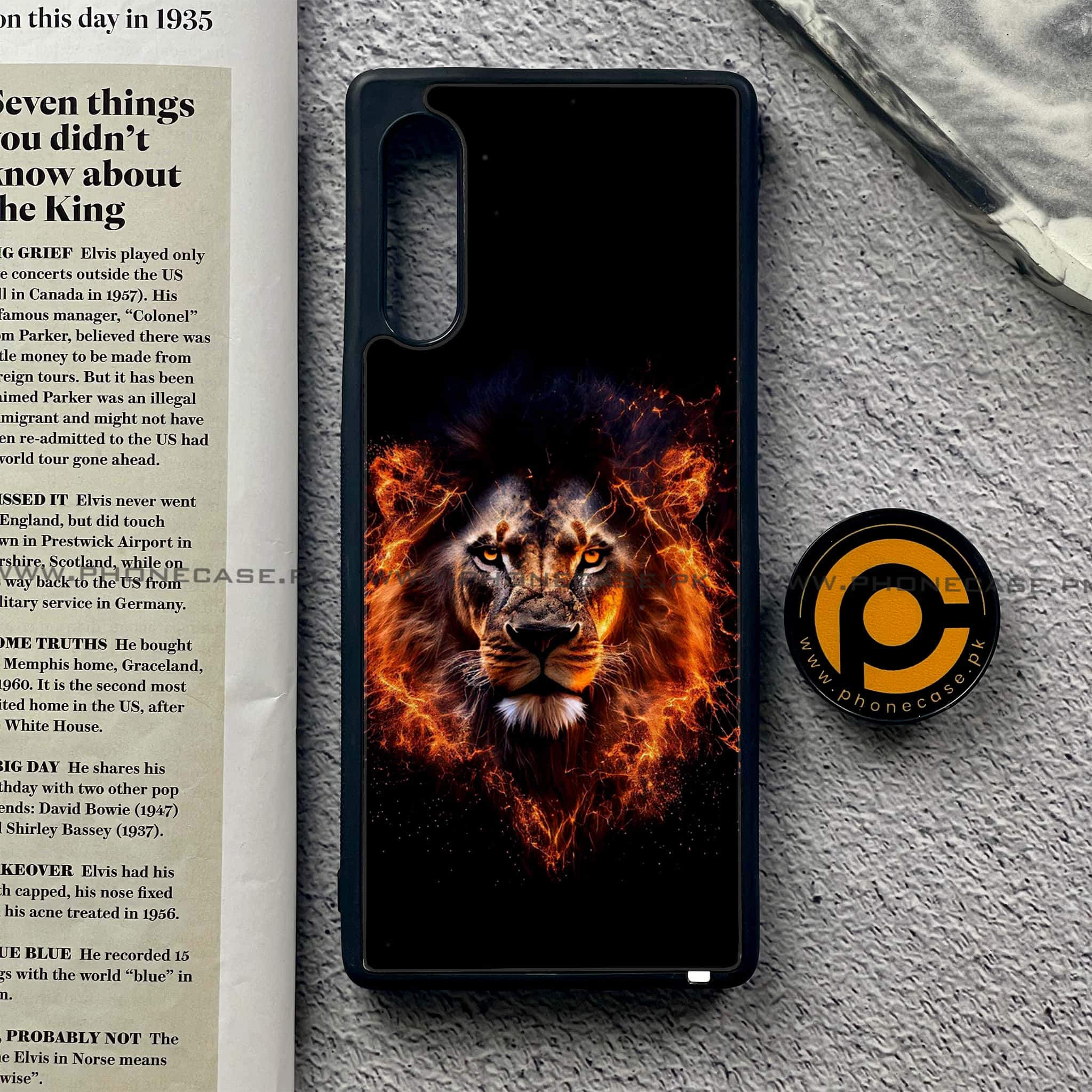 LG G9 - Tiger 2.0 Series - Premium Metal Printed soft Bumper shock Proof Case