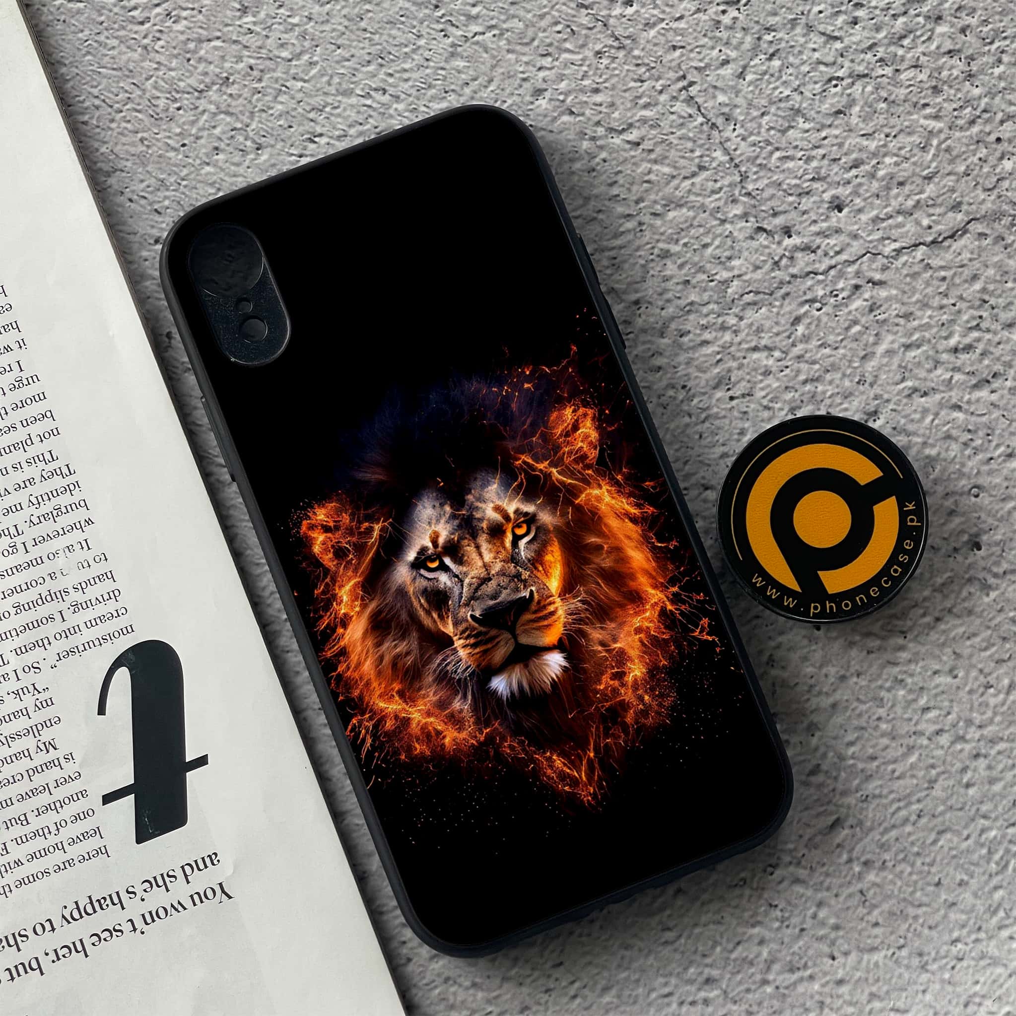 iPhone XR - Tiger 2.0 Series - Premium Metal  Printed soft Bumper shock Proof Case