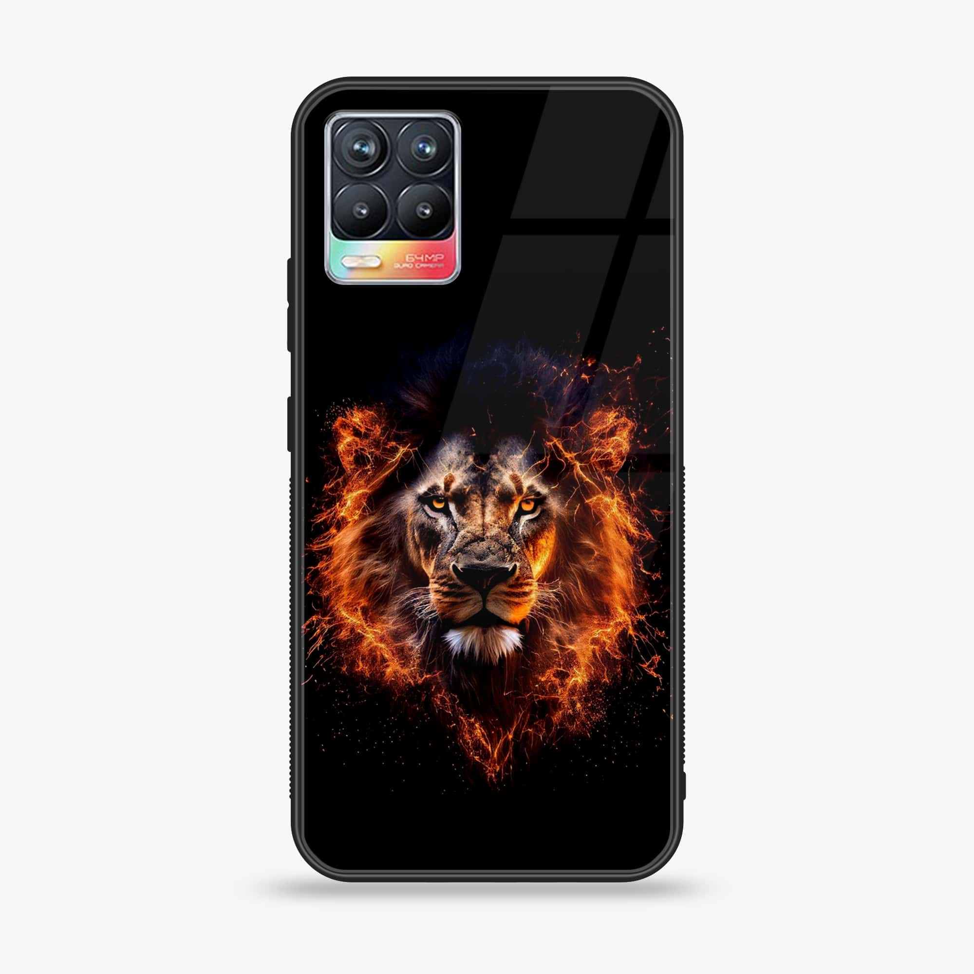 Realme 8 Pro - Tiger 2.0 Series - Premium Printed Glass soft Bumper shock Proof Case