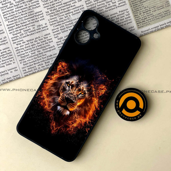 Samsung Galaxy A06  - Tiger 2.0 Design 7  - Premium Printed Glass soft Bumper shock Proof Case CS-24491