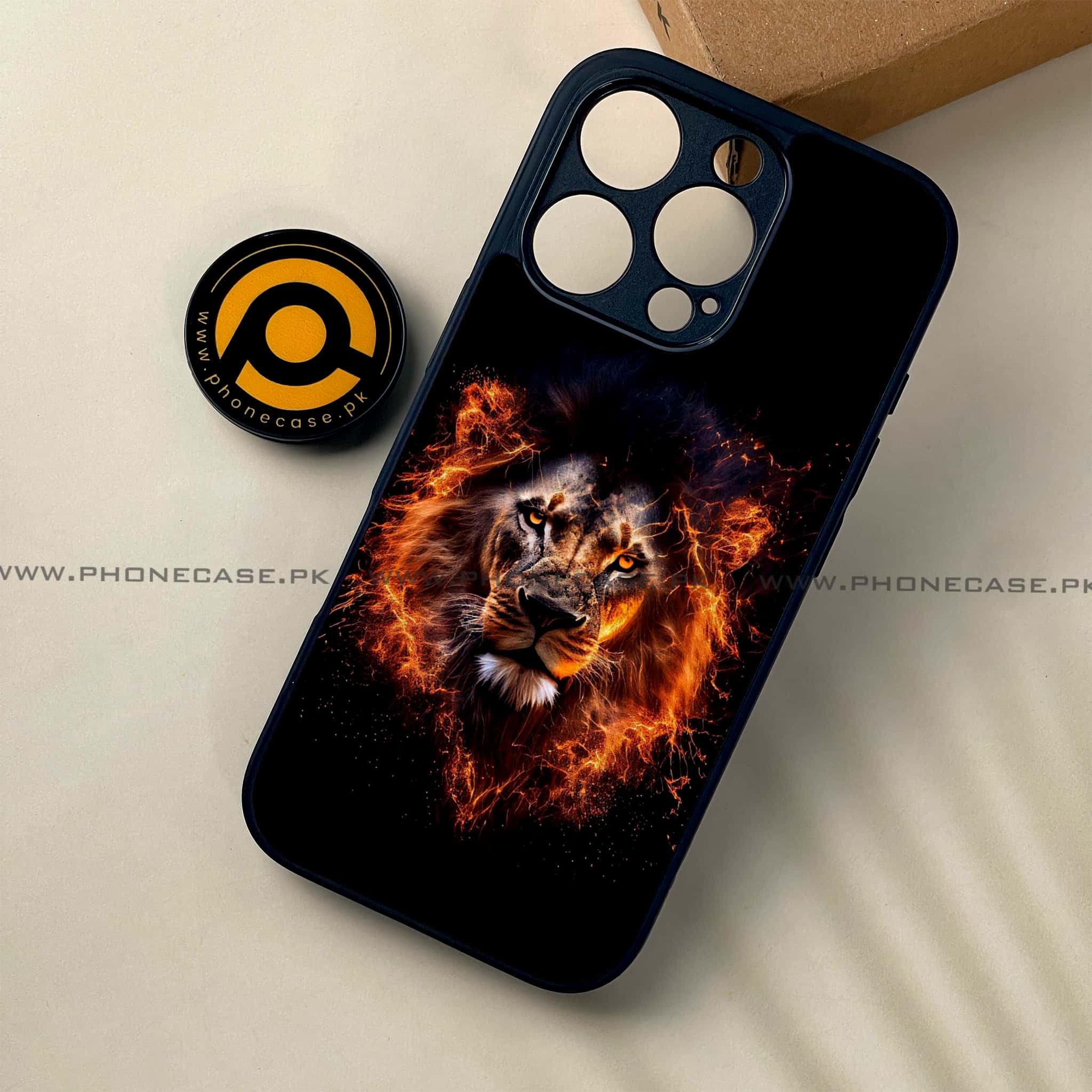 iPhone 16 Pro - Tiger 2.0 Series - Premium Printed Glass soft Bumper shock Proof Case