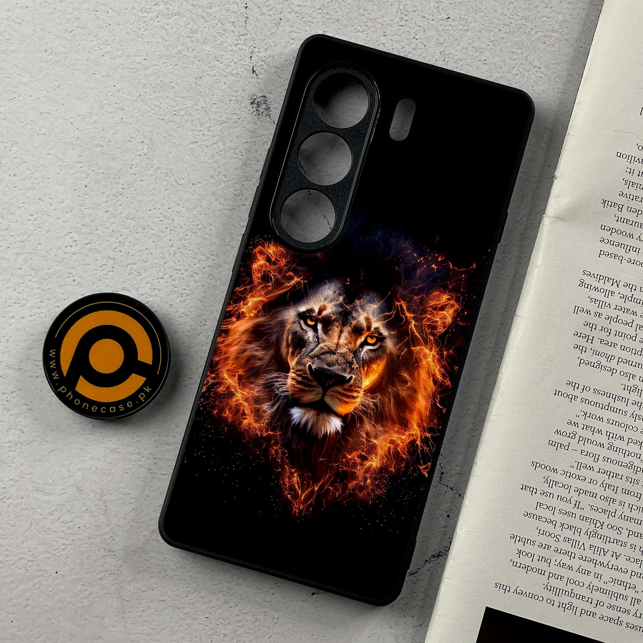 Tecno Camon 40 - Tiger 2.0 Series - Premium Metal Printed Soft Bumper Shockproof Case
