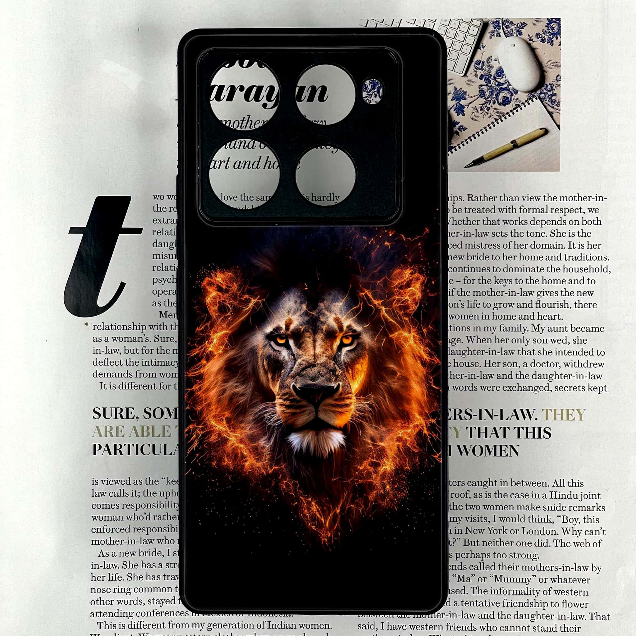 Infinix Note 40 Pro Plus - Tiger 2.0 Series - Premium Metal Printed soft Bumper shock Proof Case