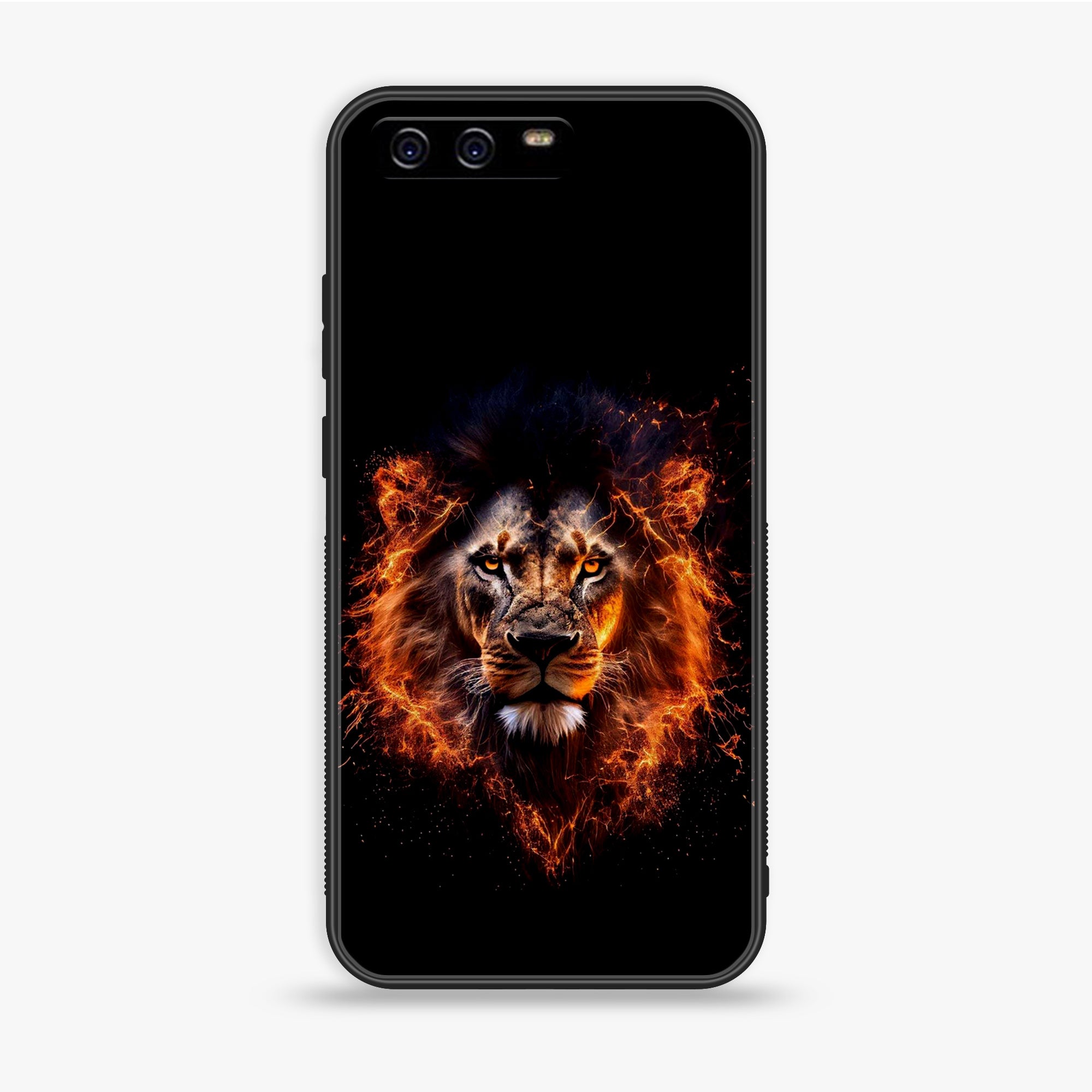 Huawei P10 Plus - Tiger 2.0 Series - Premium Printed Glass Soft Bumper Shock Proof Case