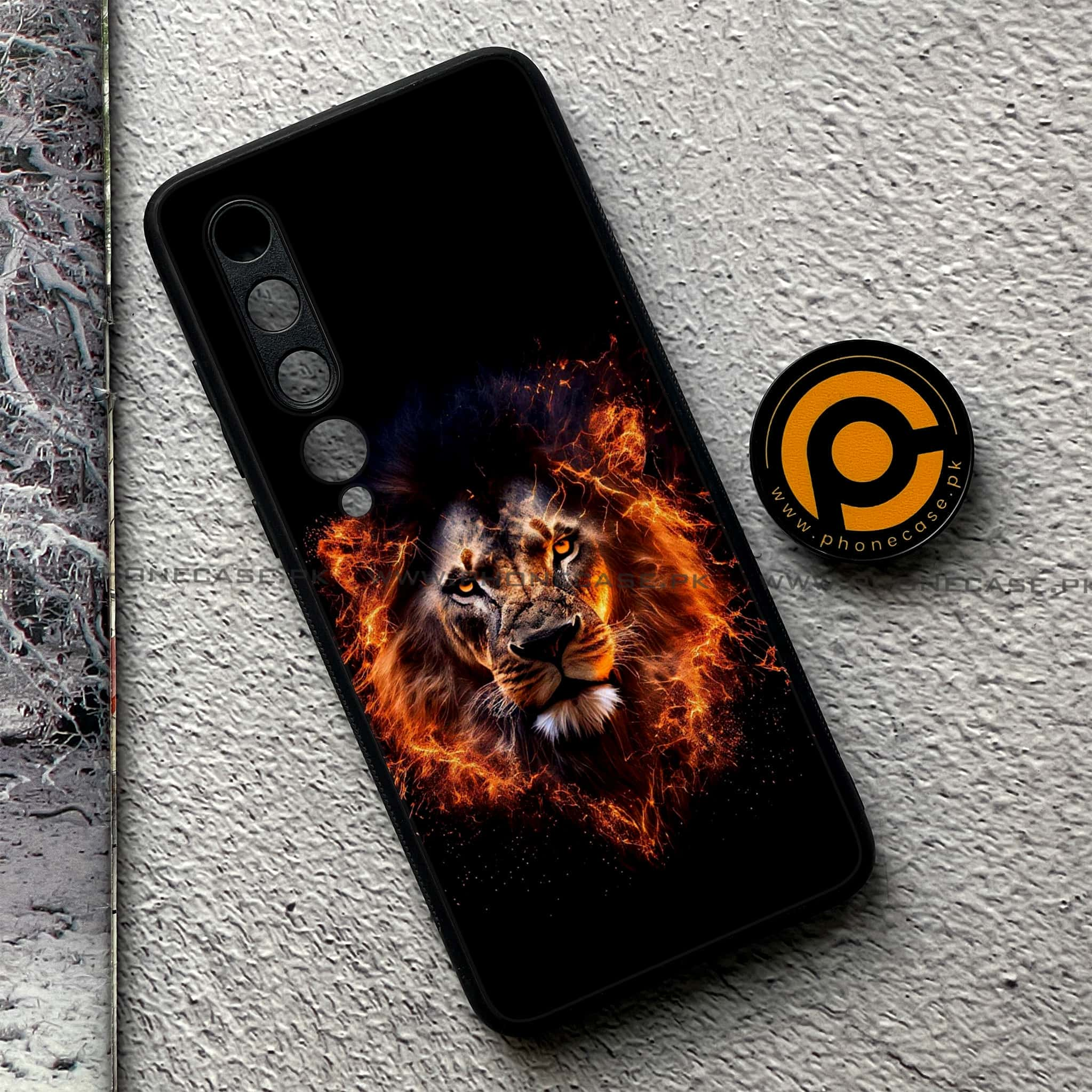 Xiaomi Mi 10 - Tiger 2.0 Series - Premium Printed Glass soft Bumper shock Proof Case