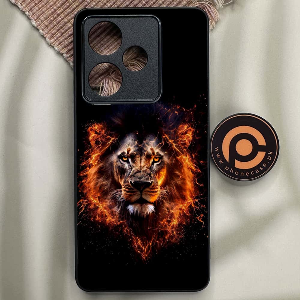 Realme GT 7 - Tiger 2.0 Series - Premium Metal Printed soft Bumper shock Proof Case