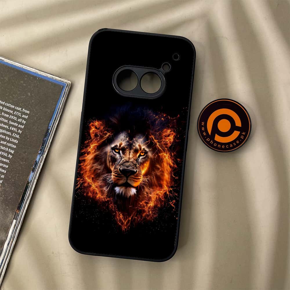 Nothing Phone (2a) - Tiger 2.0 Series - Premium Metal Printed soft Bumper Shock Proof Case