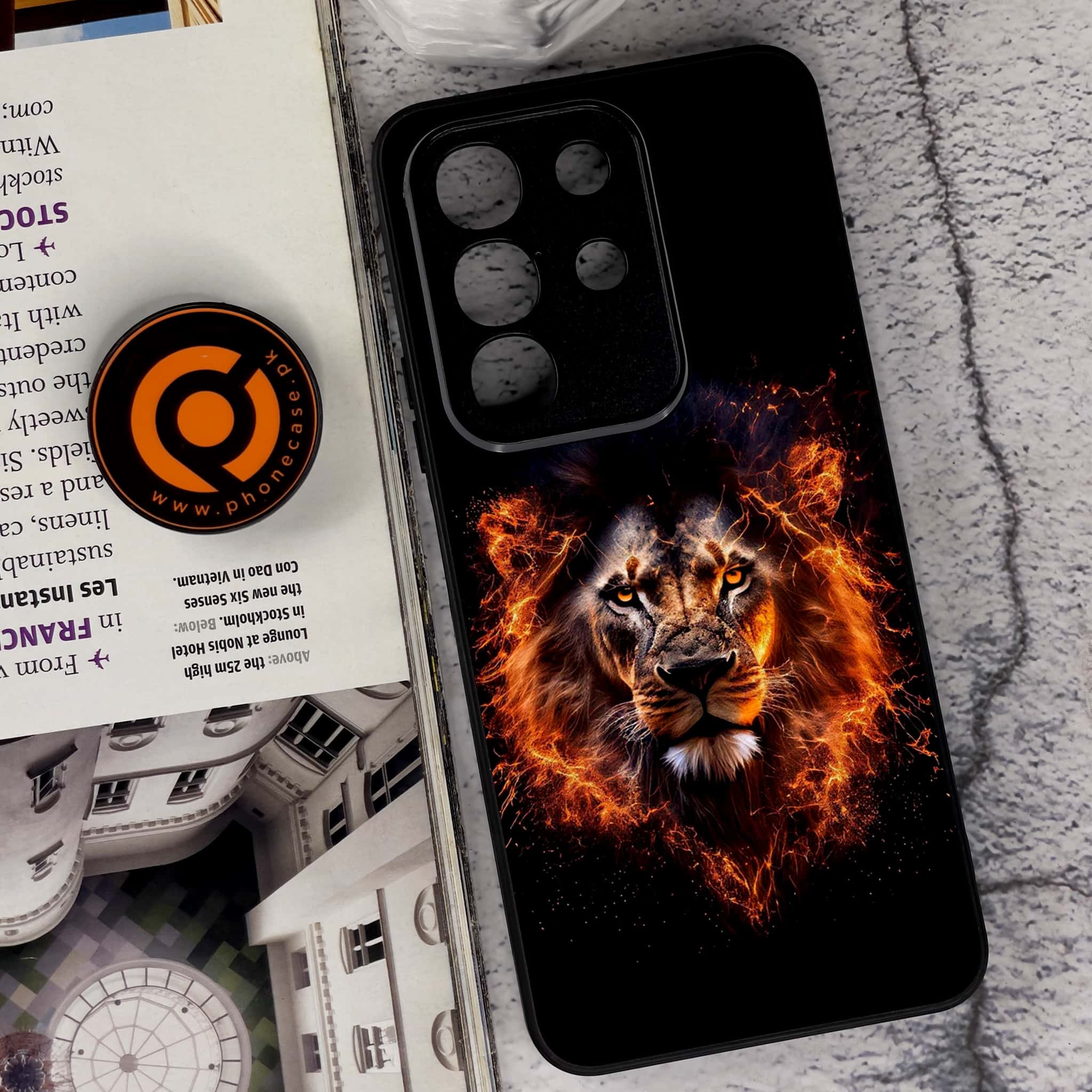 Vivo Y29 4G - Tiger 2.0 Series - Premium Metal Printed soft Bumper Shock Proof Case