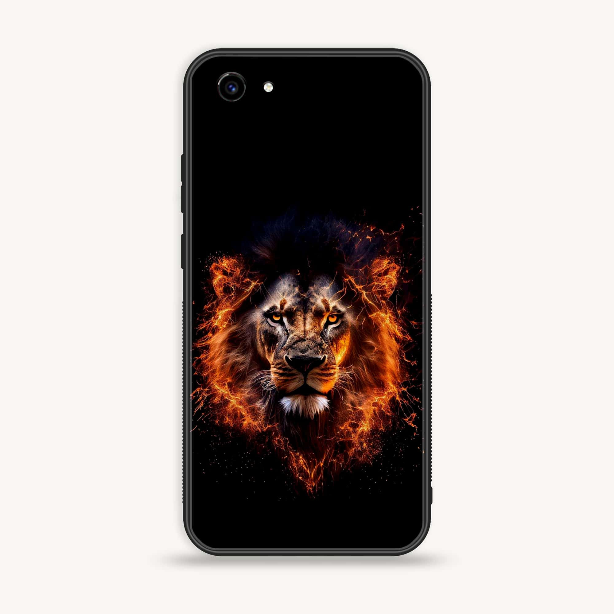 Vivo Y83 - Tiger 2.0 Series - Premium Printed Glass soft Bumper shock Proof Case