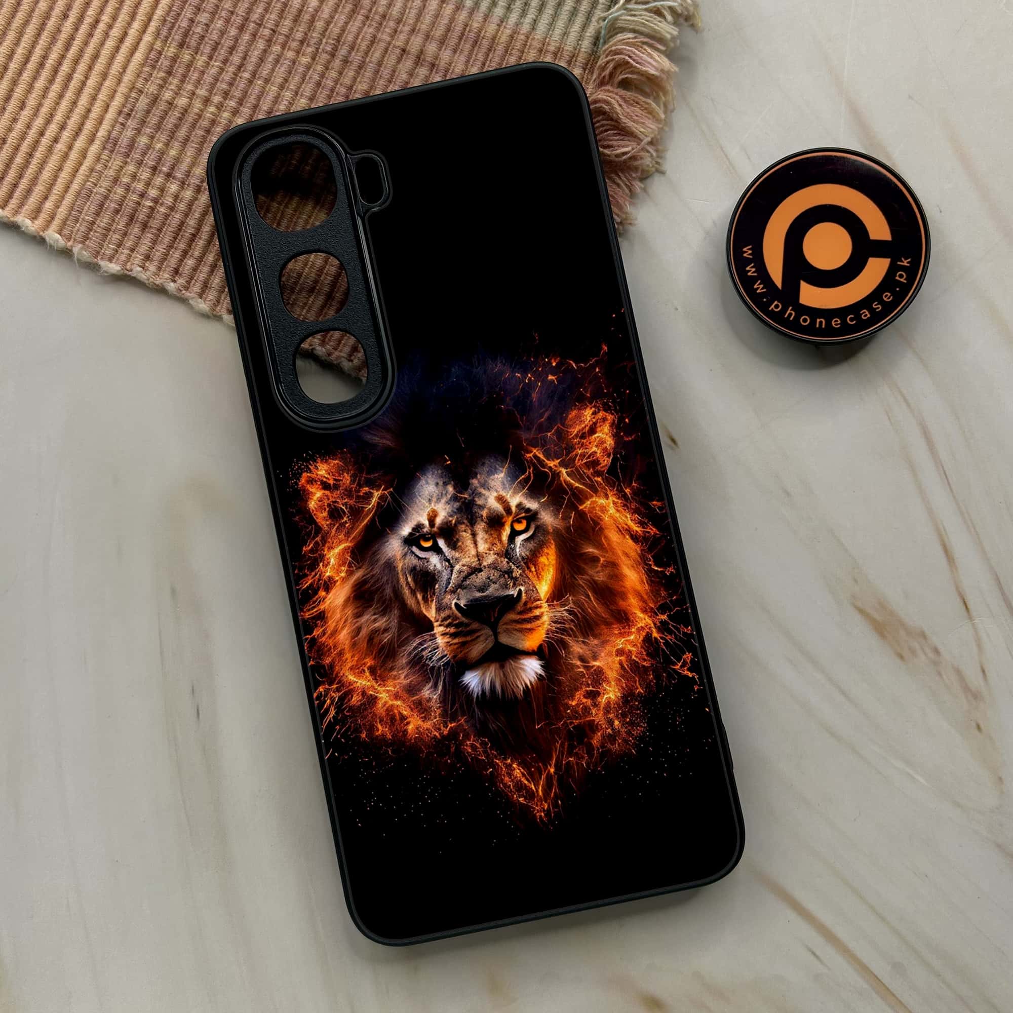 Vivo Y400 - Tiger 2.0 Series - Premium Metal Printed soft Bumper shock Proof Case