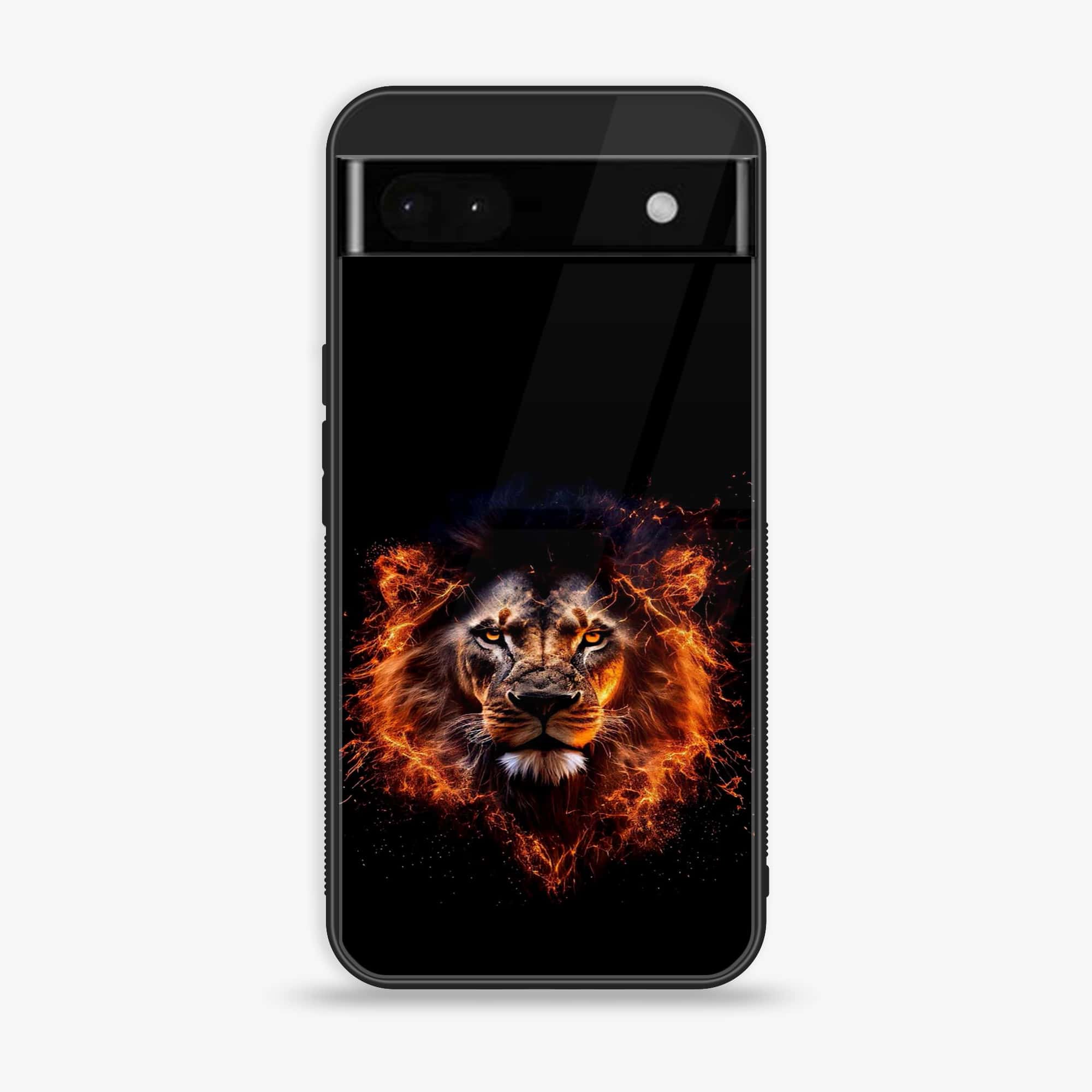 Google Pixel 6A - Tiger 2.0 Series - Premium Metal Printed soft Bumper Shock Proof Case