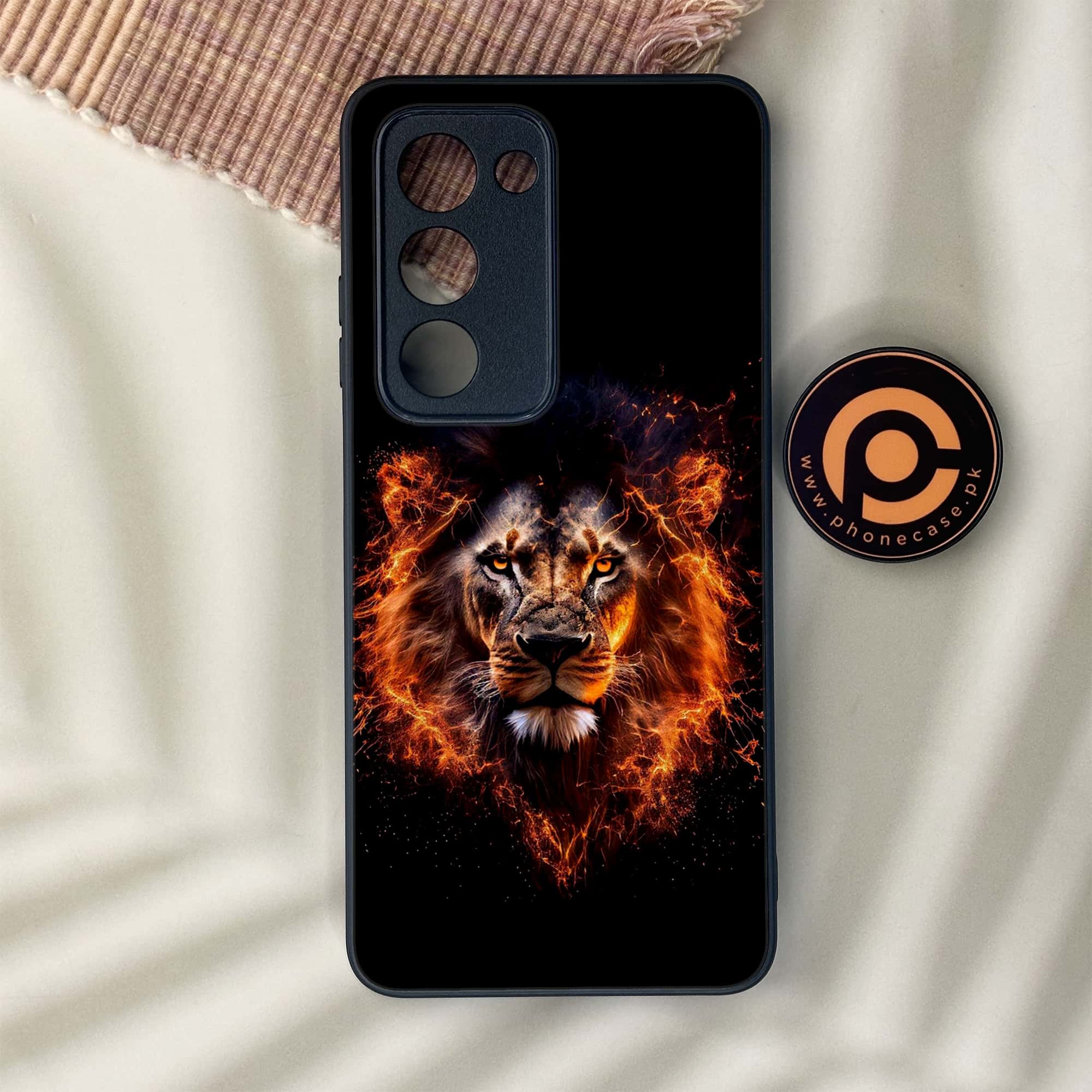 Oppo A5 2025 - Tiger 2.0 Series - Premium Metal Printed soft Bumper shock Proof Case