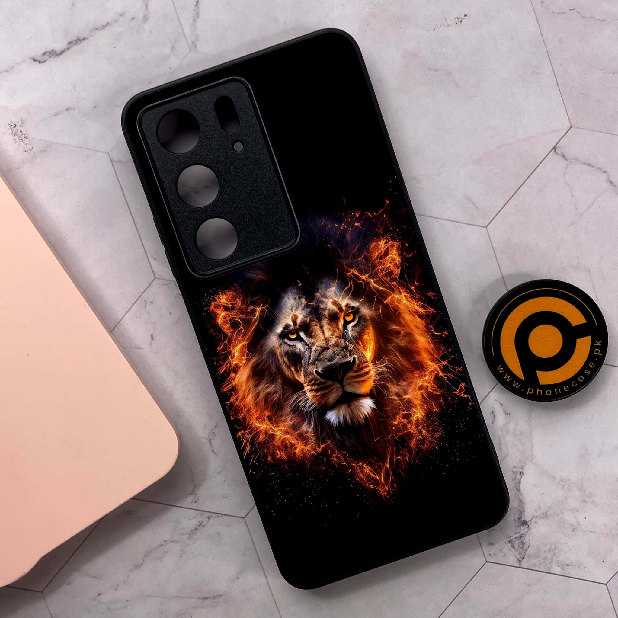 Realme C75 4G - Tiger 2.0 Series - Premium Metal Printed soft Bumper shock Proof Case