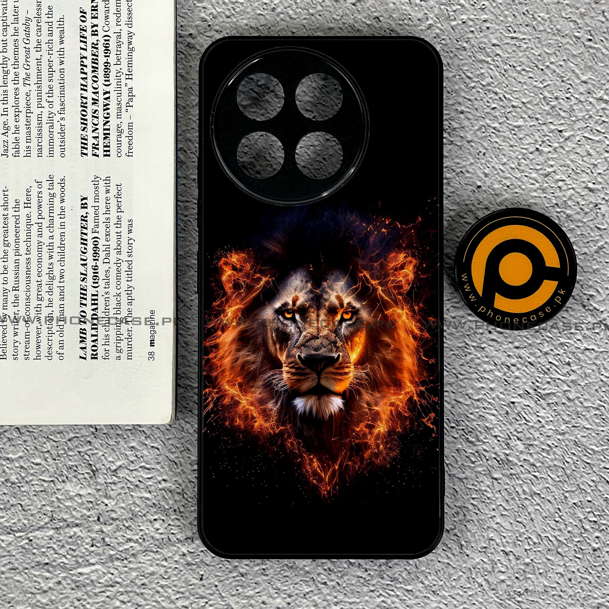 OnePlus Ace 5 - Tiger 2.0 Series - Premium Metal Printed soft Bumper shock Proof Case