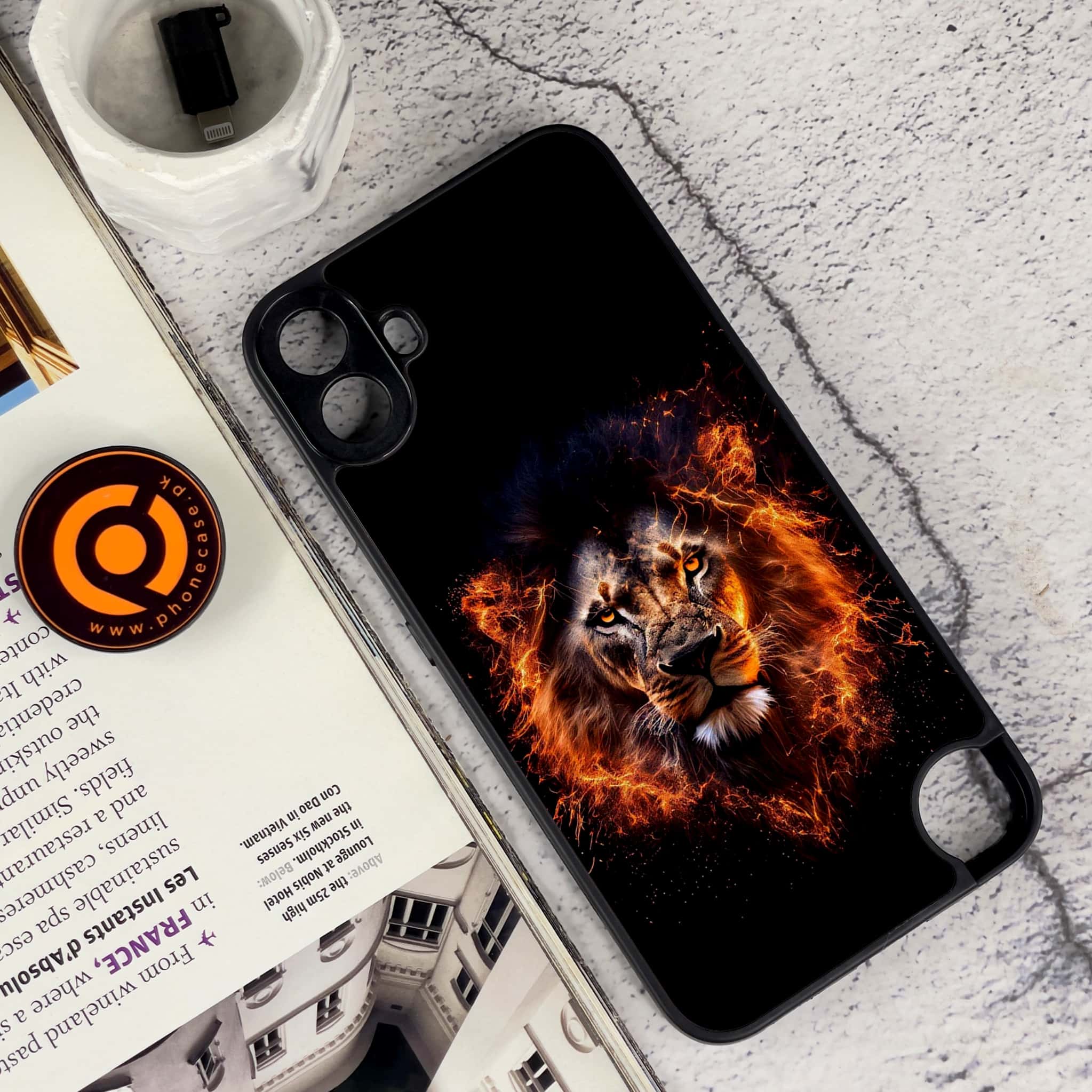 Nothing CMF Phone 1 - Tiger 2.0 Series - Premium Metal Printed soft Bumper Shock Proof Case