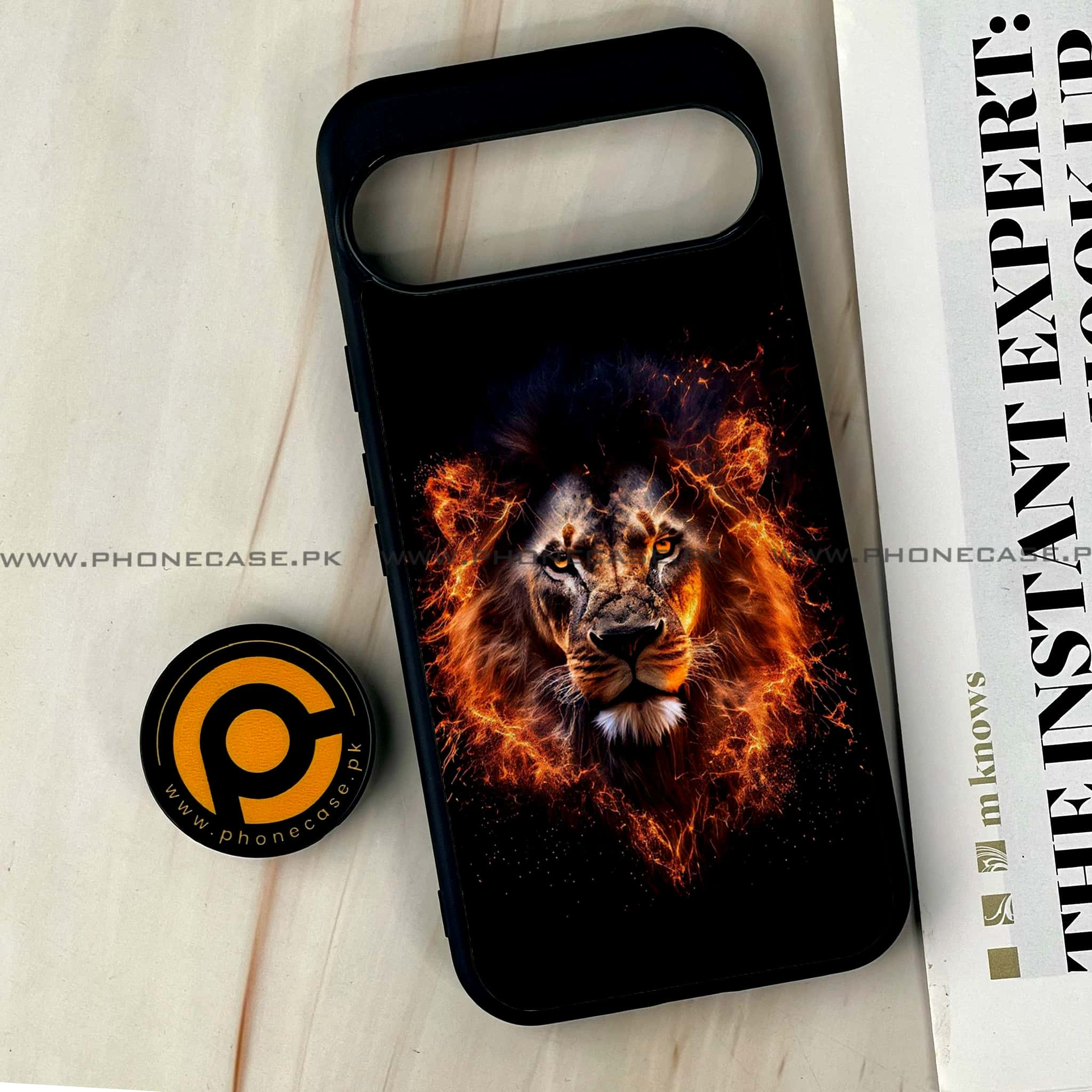 Google Pixel 9 Pro XL - Tiger 2.0 Series - Premium Printed Glass soft Bumper shock Proof Case