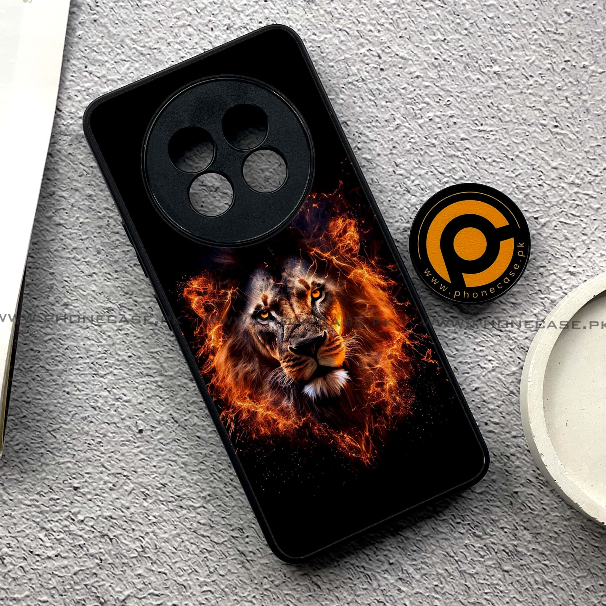 Realme 13 Pro Plus - Tiger 2.0 Series  - Premium Printed Metal soft Bumper shock Proof Case