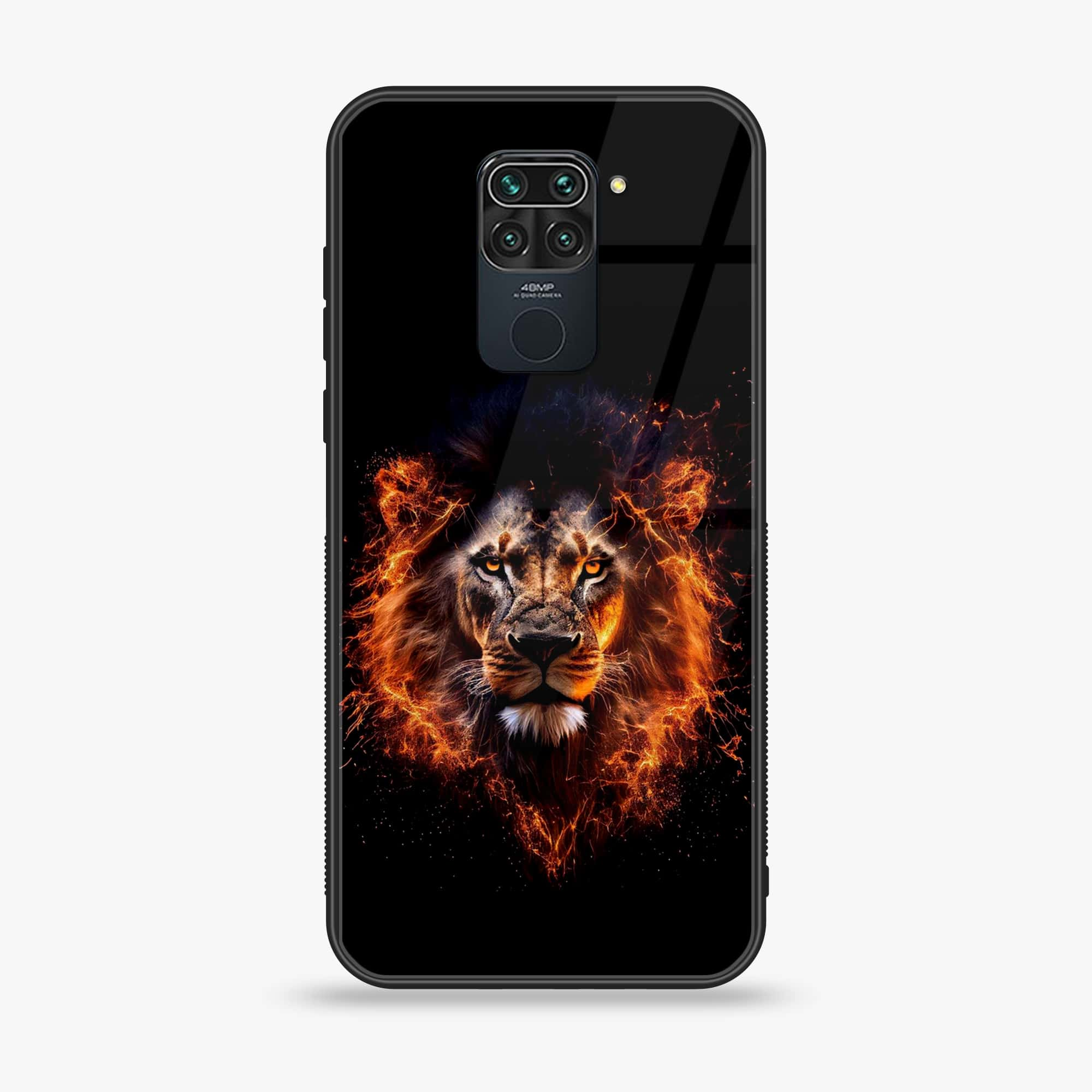 Xiaomi Redmi 10X - Tiger 2.0 Series -  Premium Printed Metal soft Bumper shock Proof Case