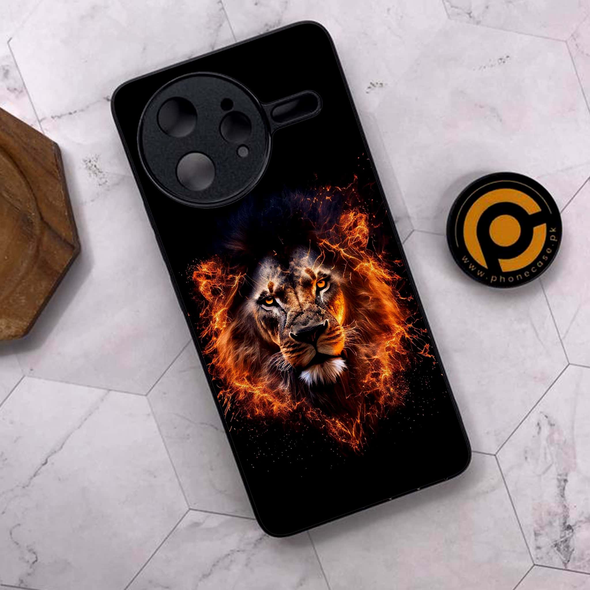 Xiaomi Poco F7 Ultra 5G - Tiger 2.0 Series - Premium Metal Printed soft Bumper shock Proof Case