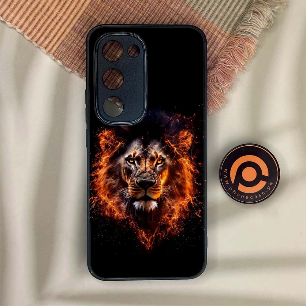 Tecno Spark 40 Pro Plus - Tiger 2.0 Series - Premium Metal Printed soft Bumper shock Proof Case