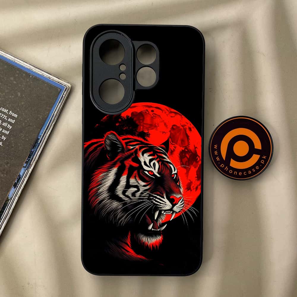 Vivo X200 FE - Tiger 2.0 Series - Premium Metal Printed soft Bumper Shock Proof Case