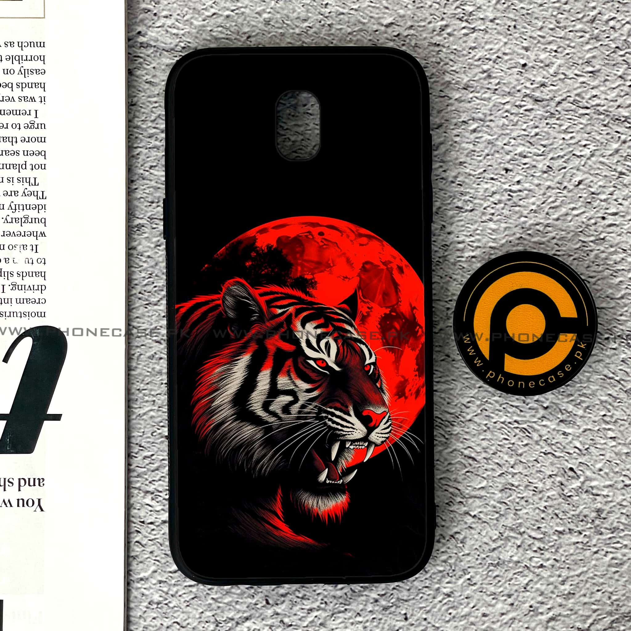 Samsung Galaxy J5 Pro 2017 - Tiger 2.0 Series - Premium Printed Metal soft Bumper shock Proof Case