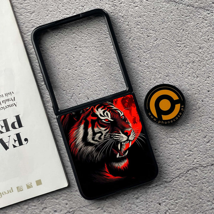 Xiaomi Mix Flip - Tiger 2.0 Design 8 - Premium Metal  Printed soft Bumper shock Proof Case