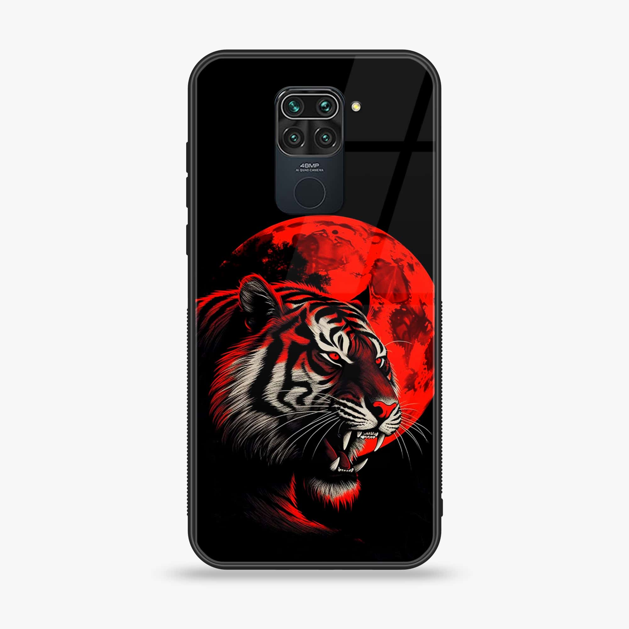 Xiaomi Redmi 10X - Tiger 2.0 Series -  Premium Printed Metal soft Bumper shock Proof Case