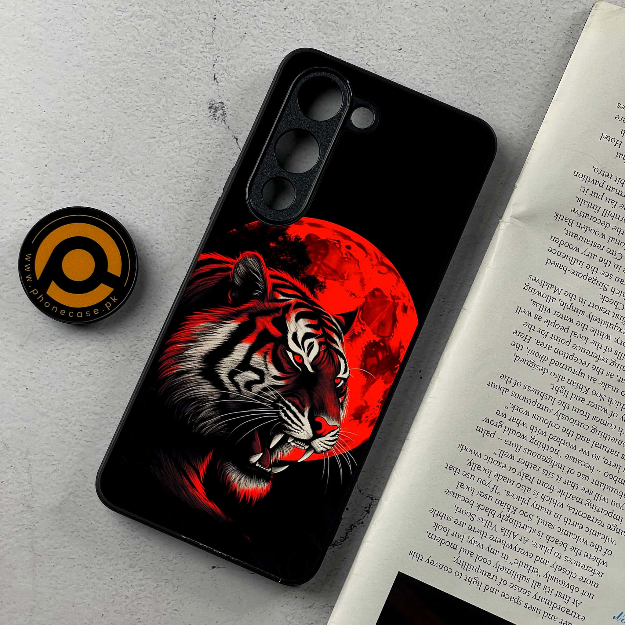 Vivo Y04 - Tiger 2.0 Series - Premium Metal Printed Soft Bumper Shockproof Case