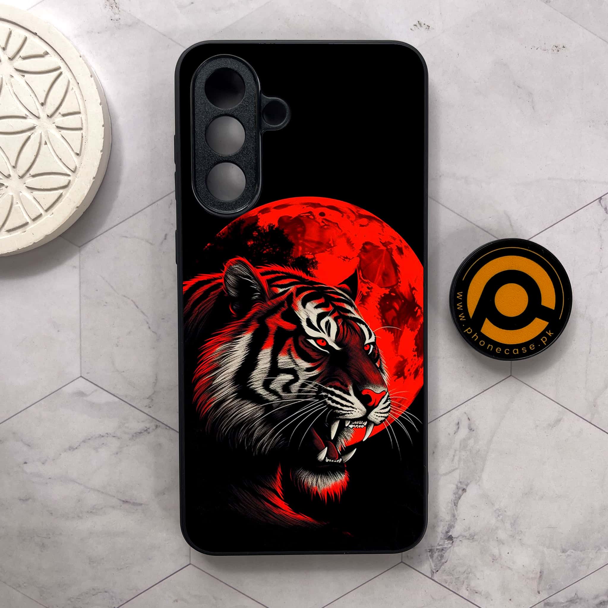 Samsung Galaxy A26 5G - Tiger 2.0 Series - Premium Metal Printed soft Bumper shock Proof Case